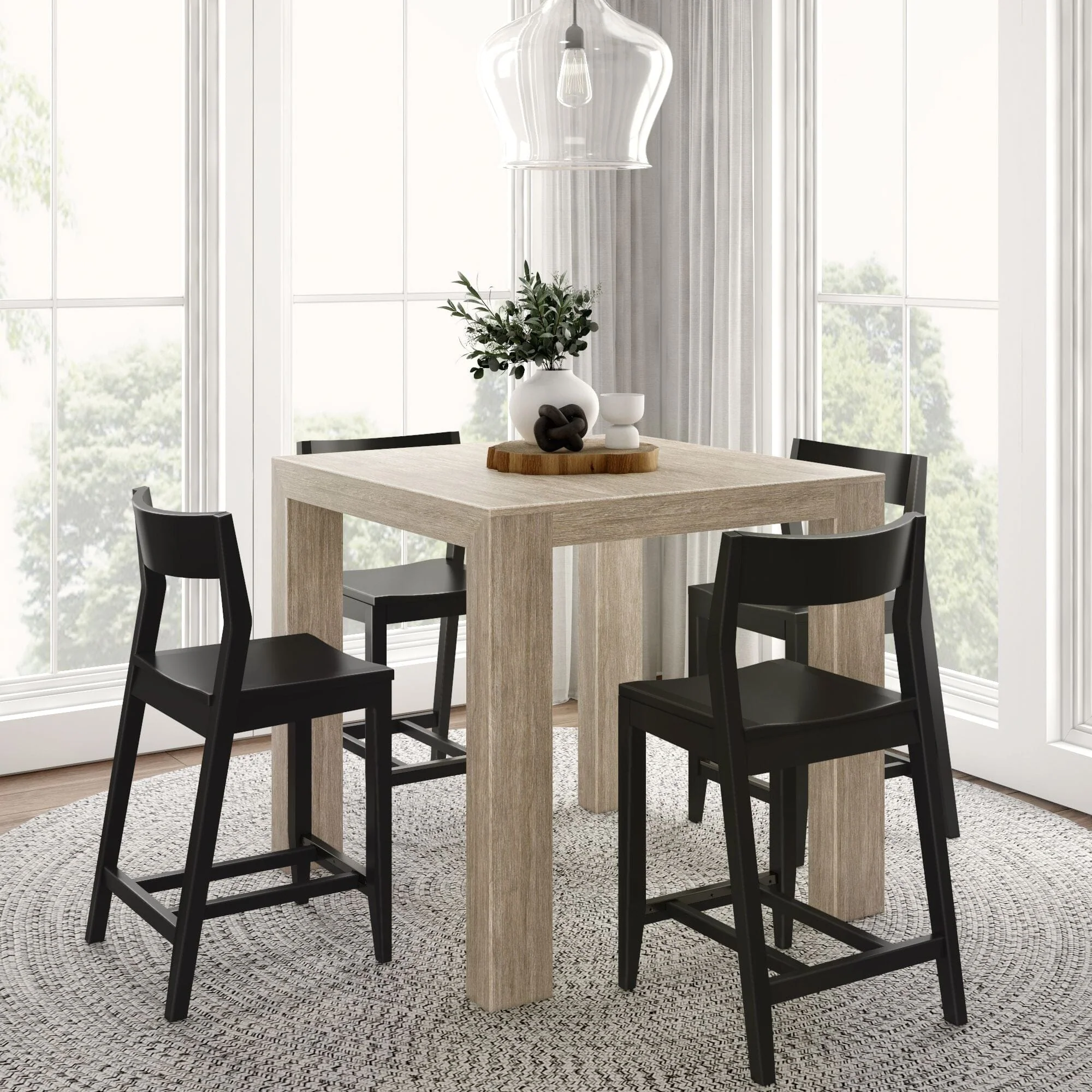 Counter Height Dining Set With 4 Chairs - Image 5