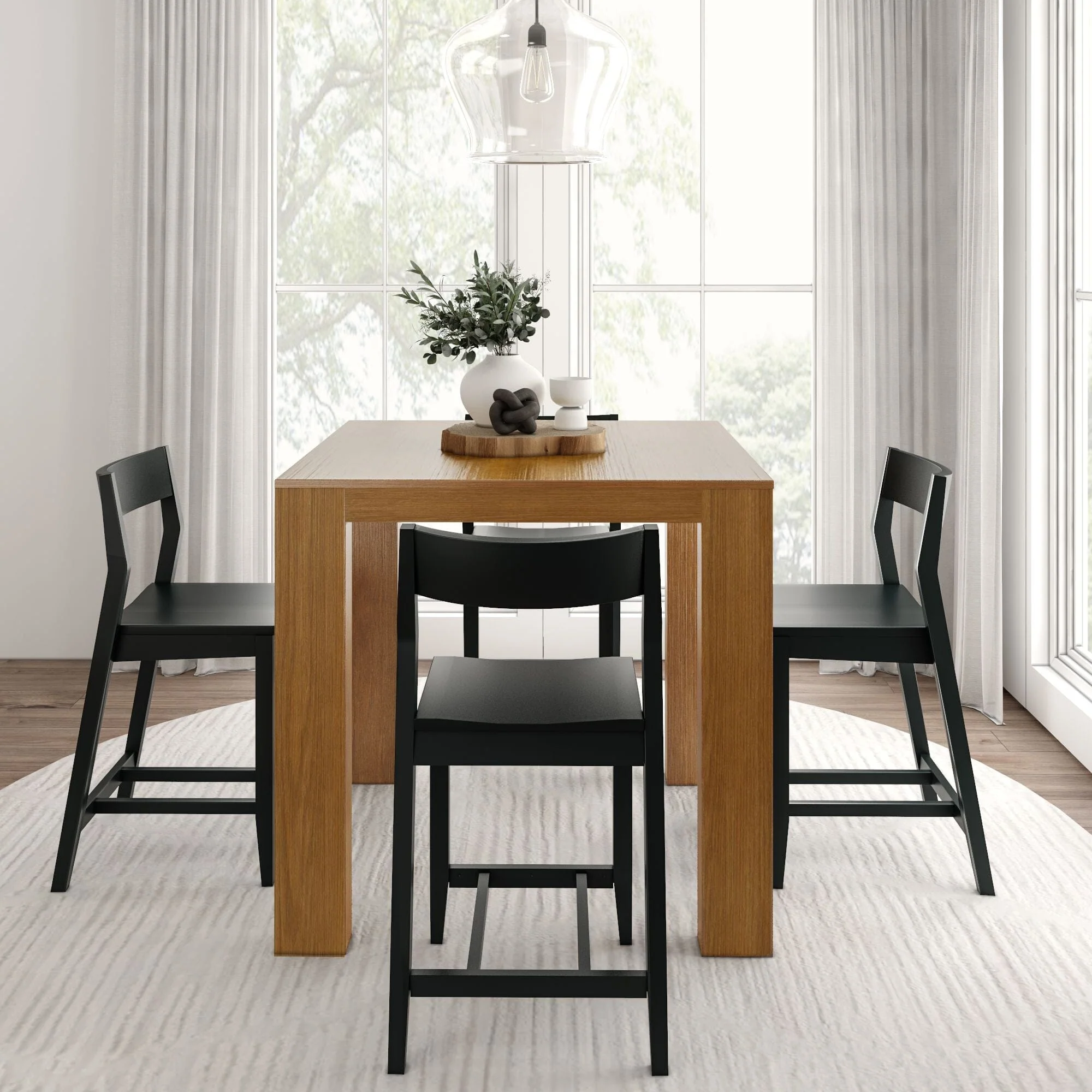 Counter Height Dining Set With 4 Chairs - Image 8