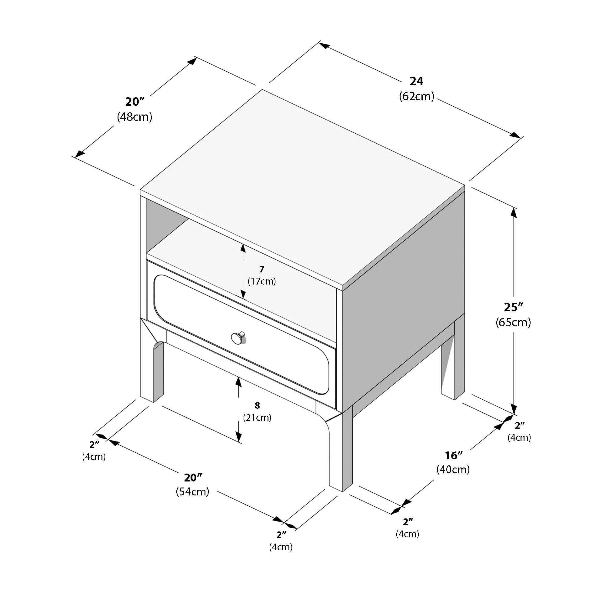 Elio Nightstand with Charging Station - Image 10