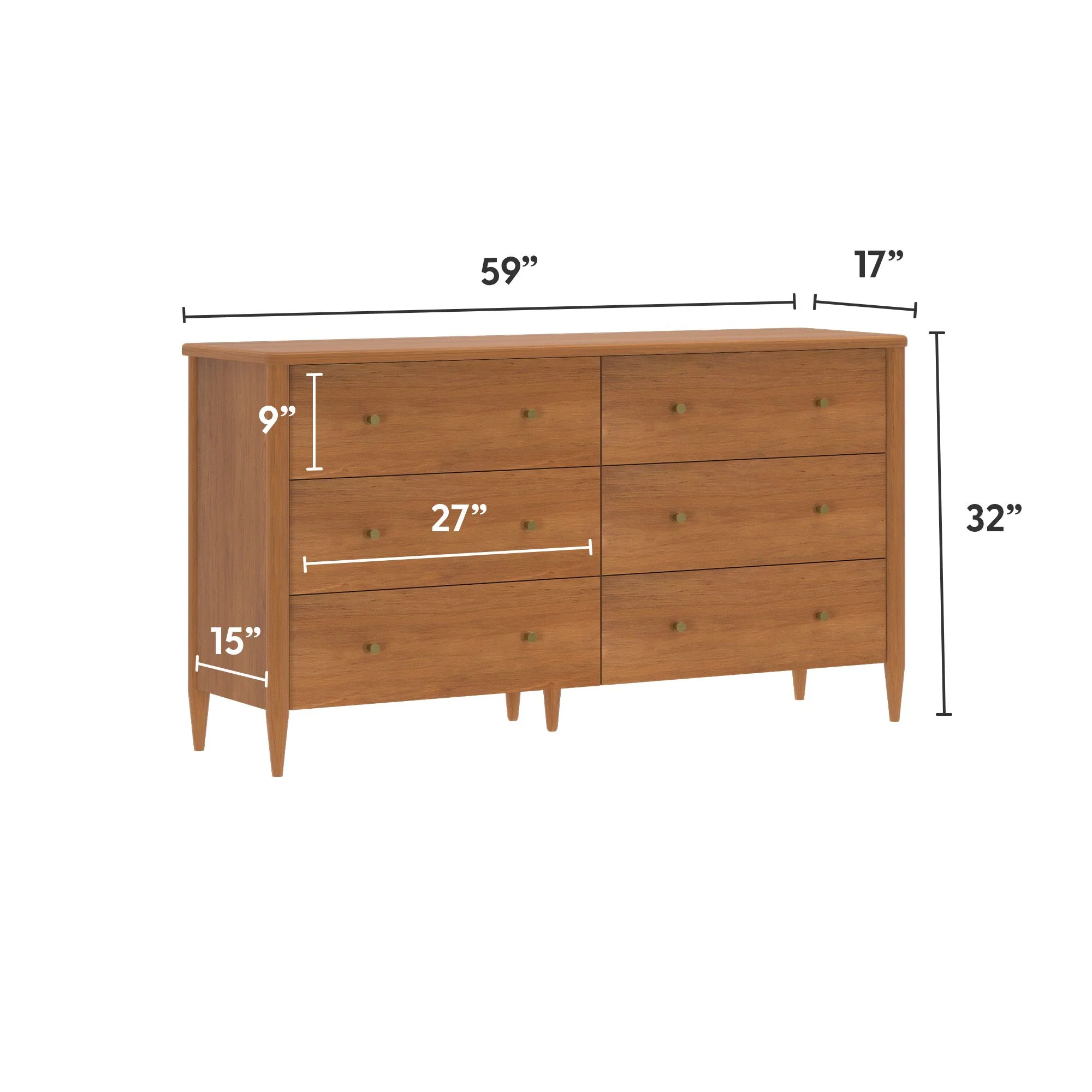 Harbor 6-Drawer Dresser - Image 13