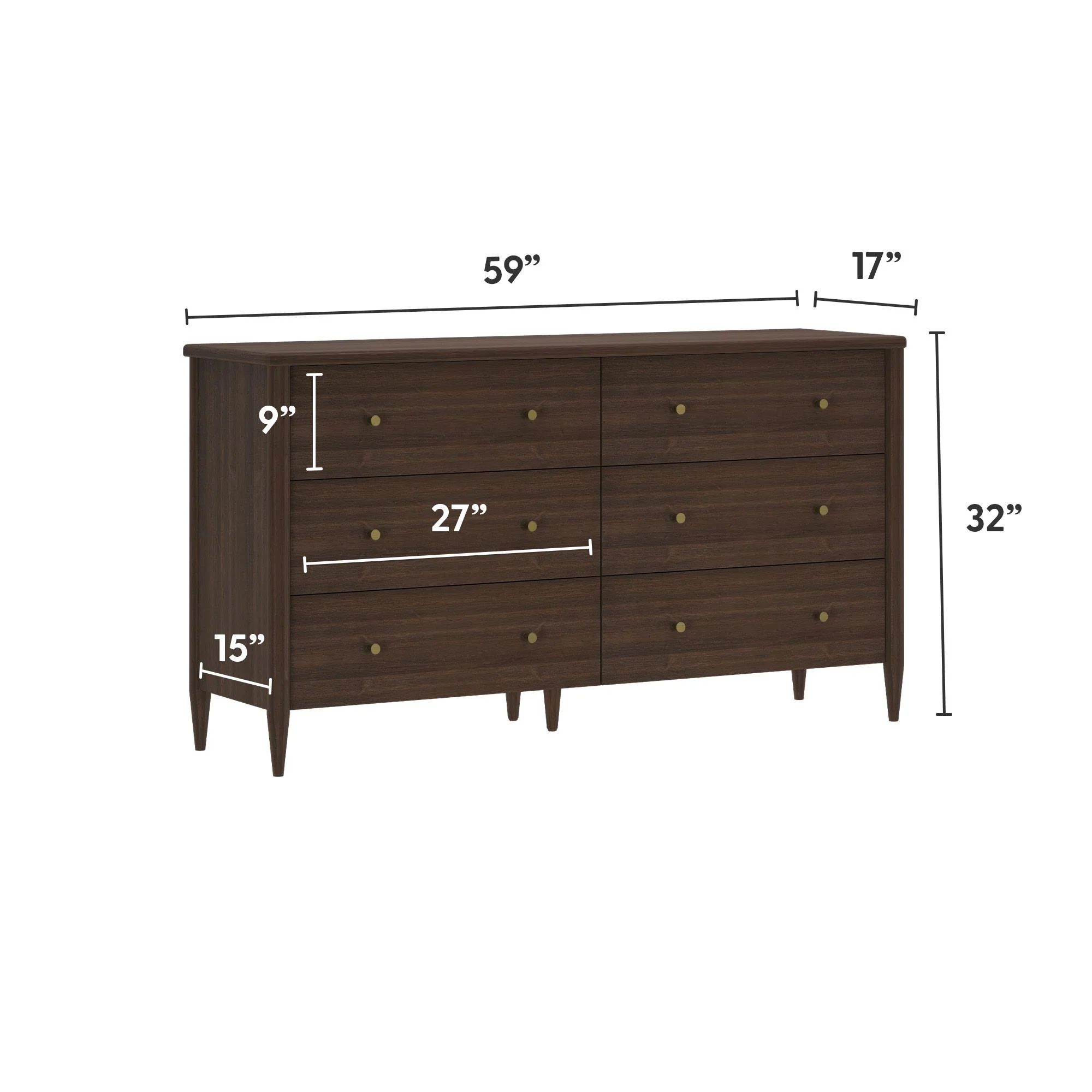 Harbor 6-Drawer Dresser - Image 14