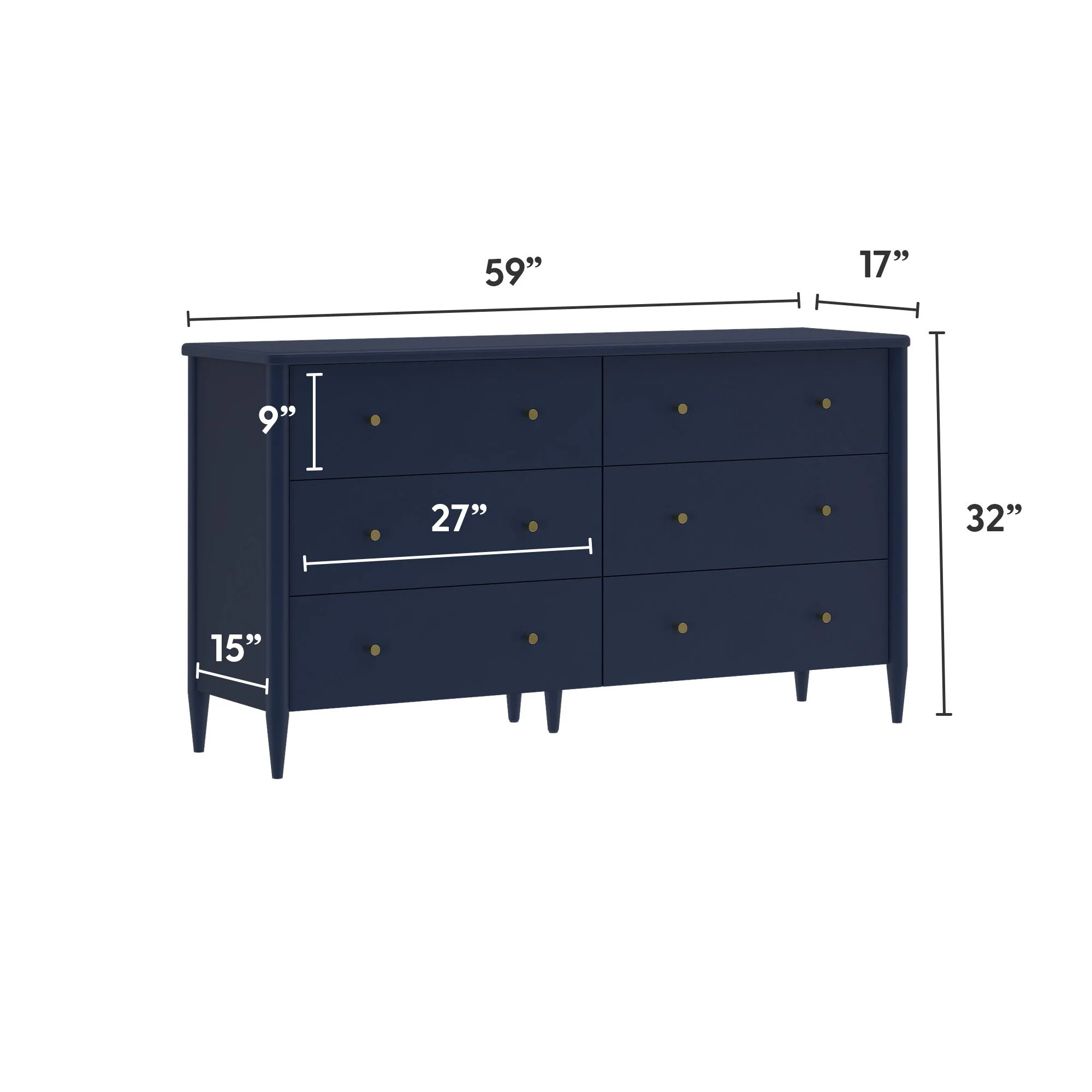 Harbor 6-Drawer Dresser - Image 16
