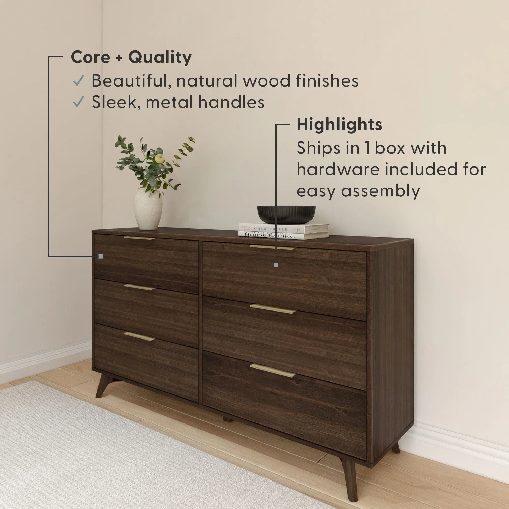 Haven 6-Drawer Dresser - Image 13