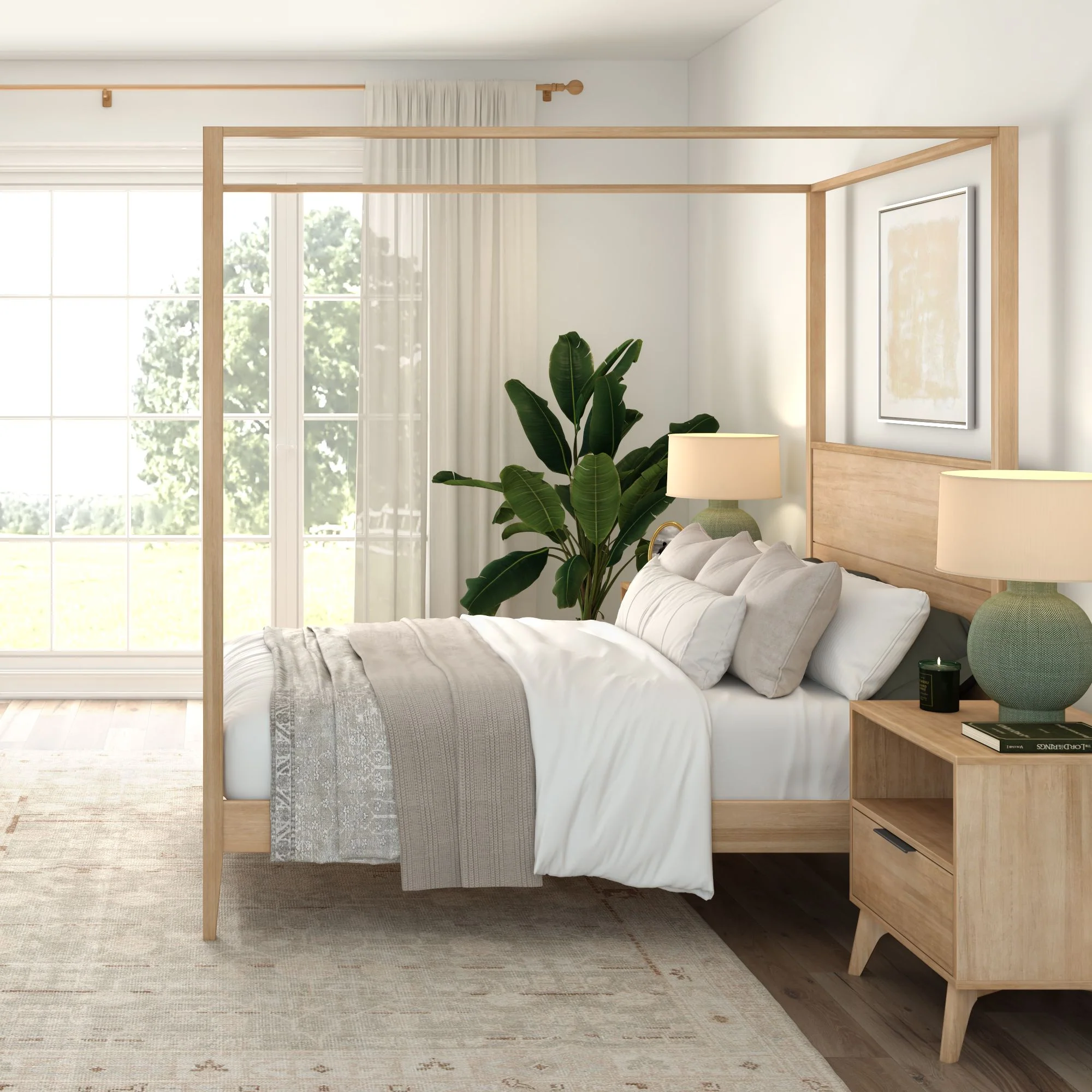 Haven Canopy Bed - Full - Image 30