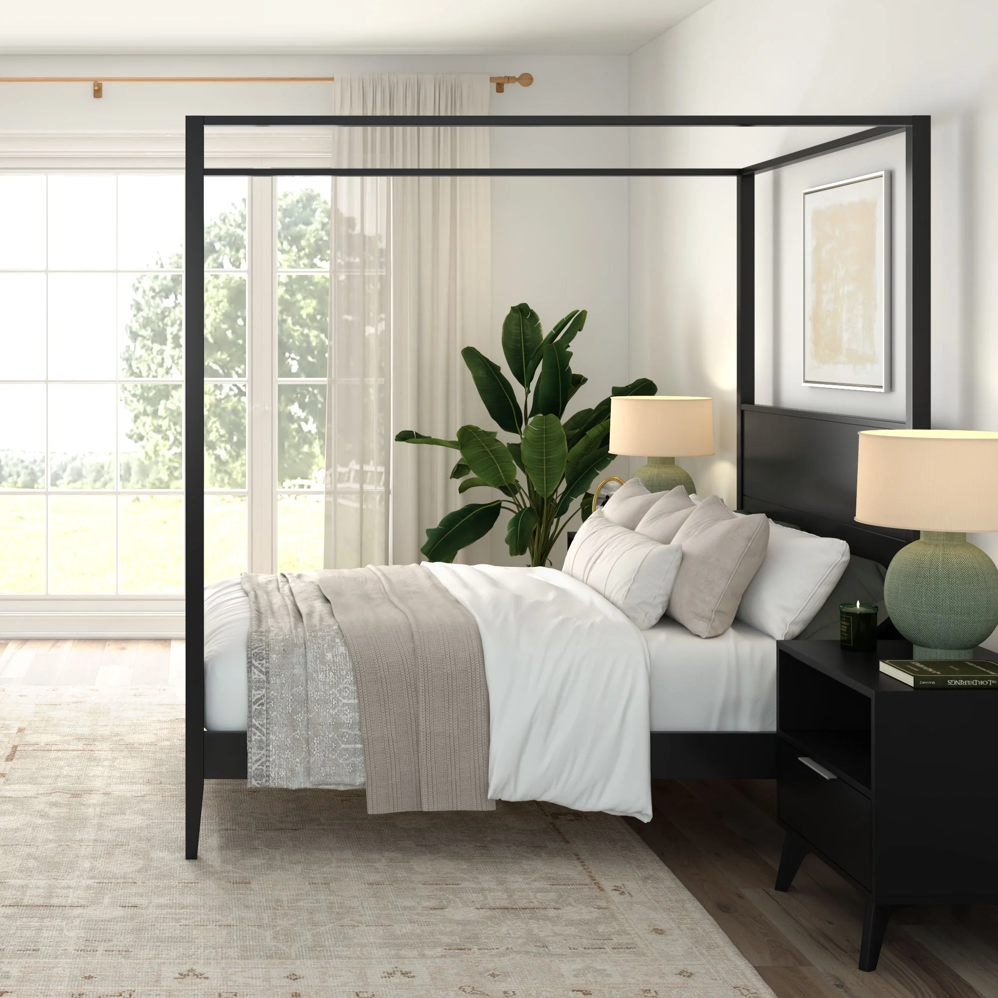 Haven Canopy Bed - Full - Image 31