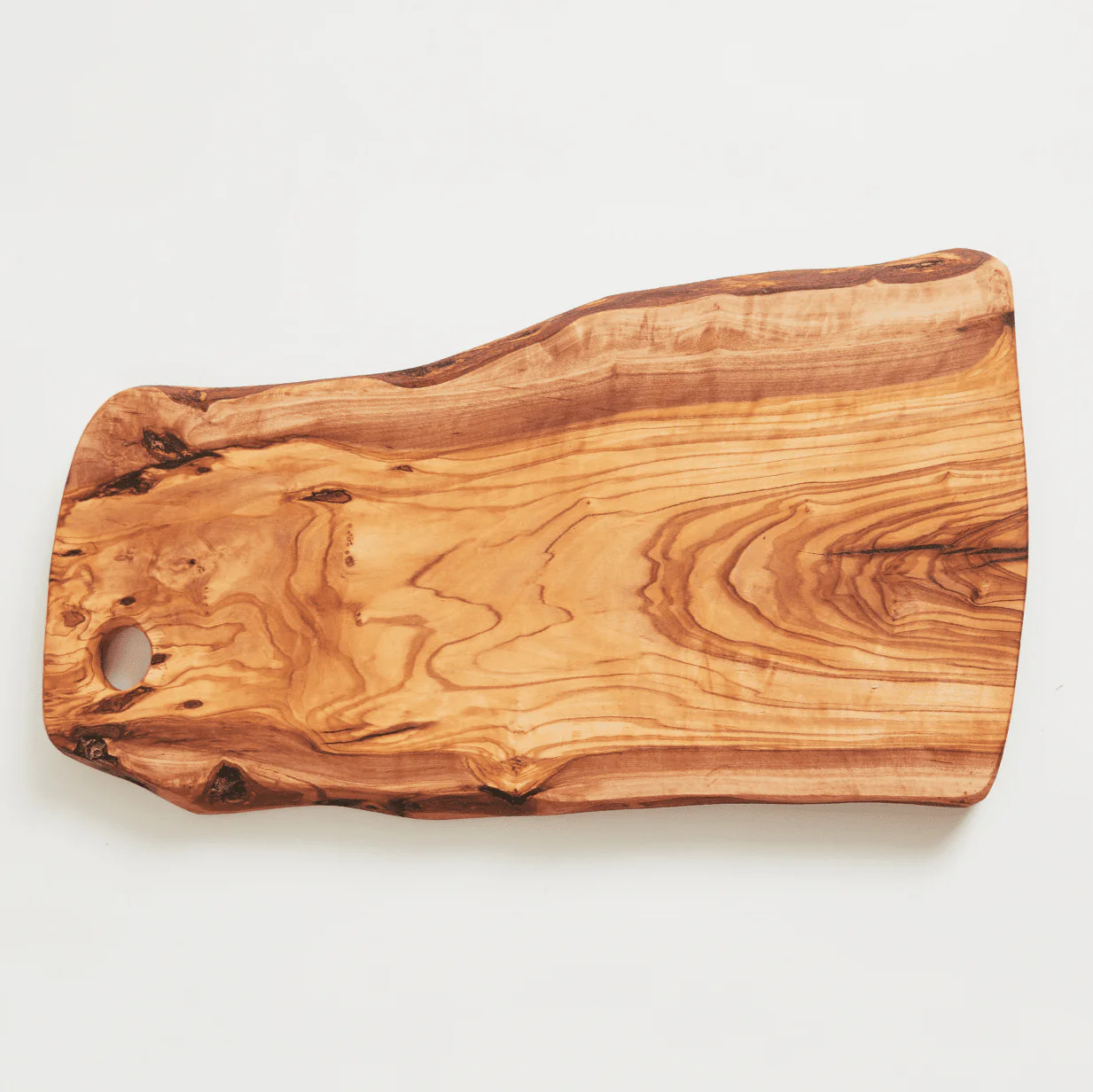 Italian Olivewood Charcuterie Board - with Hole by Verve Culture