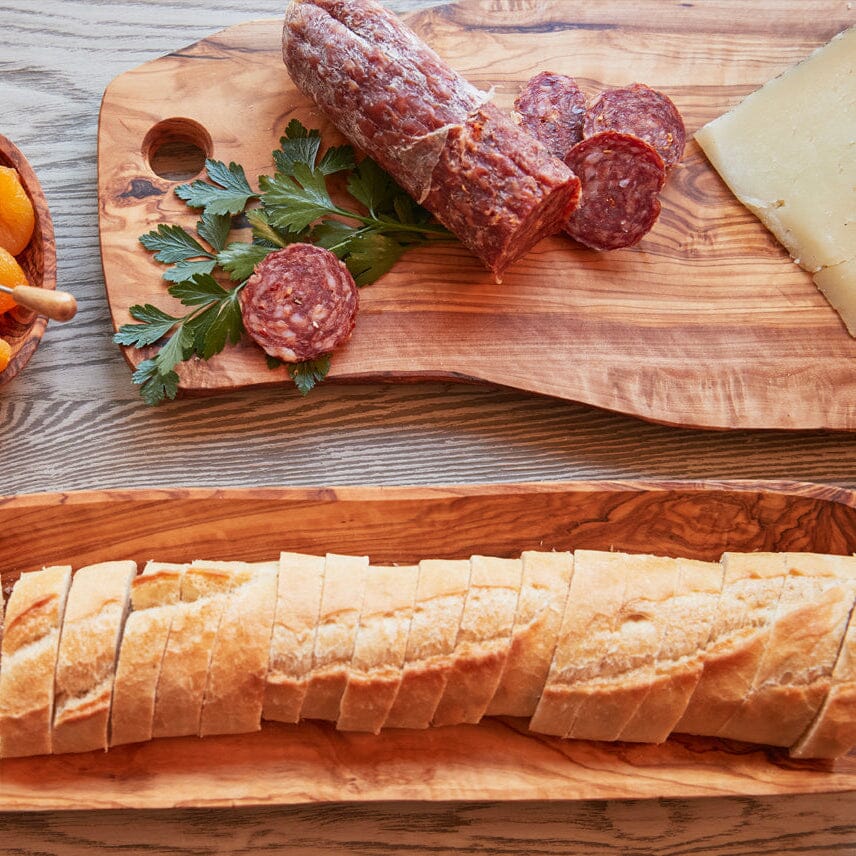Italian Olivewood Charcuterie Board - with Hole by Verve Culture - Image 7