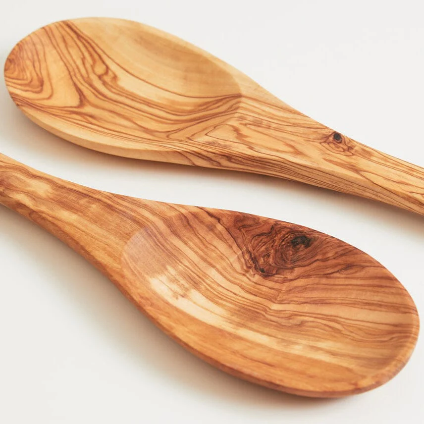 Italian Olivewood Polenta Spoon by Verve Culture - Image 2