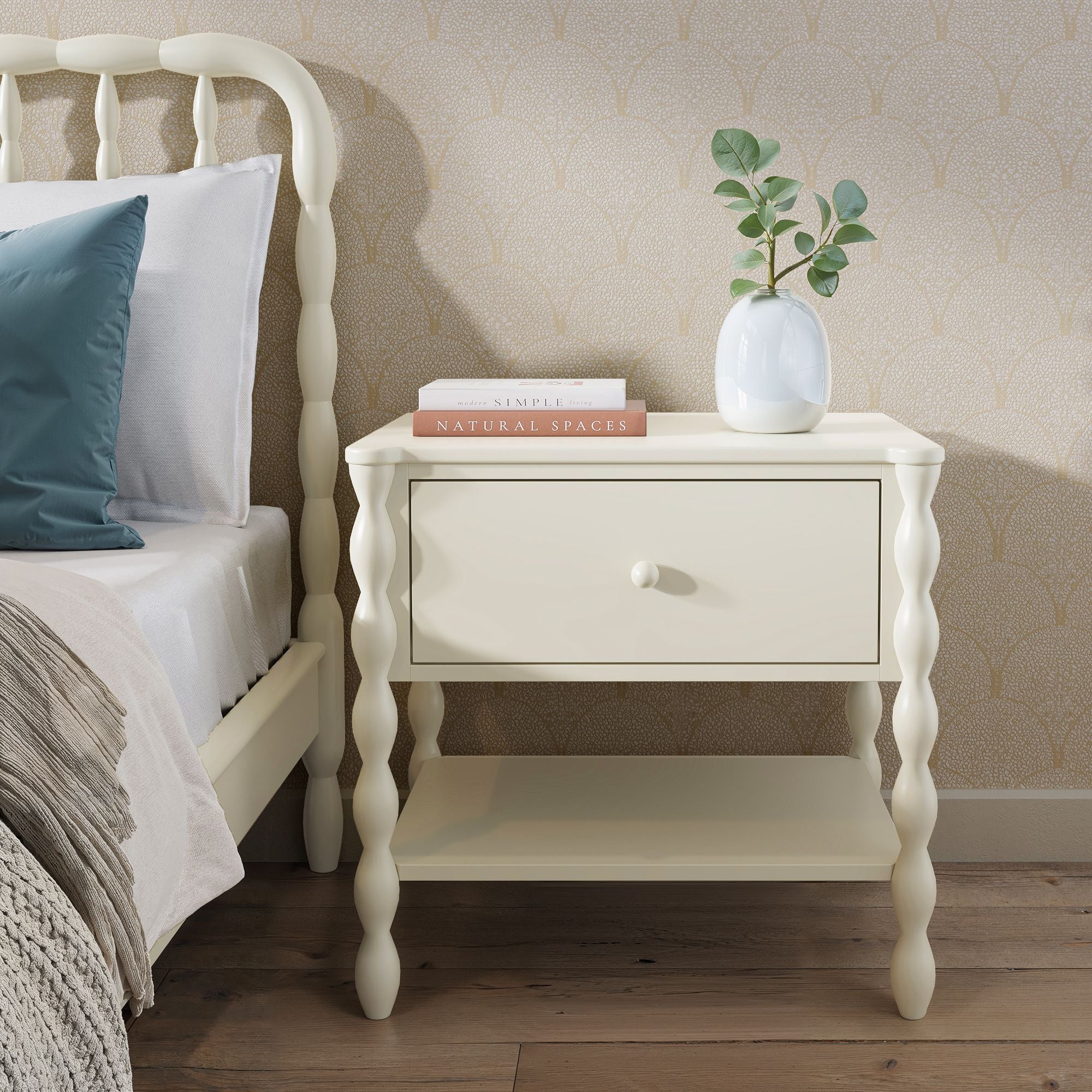 Lind Nightstand with Shelf - Image 5