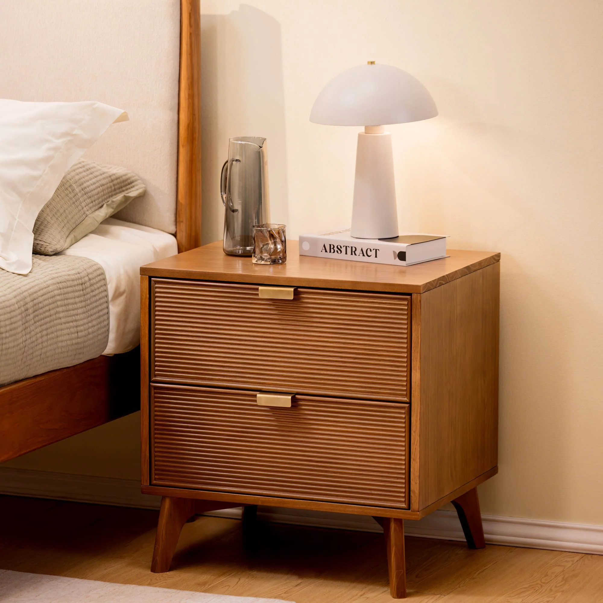 Linea 2-Drawer Nightstand