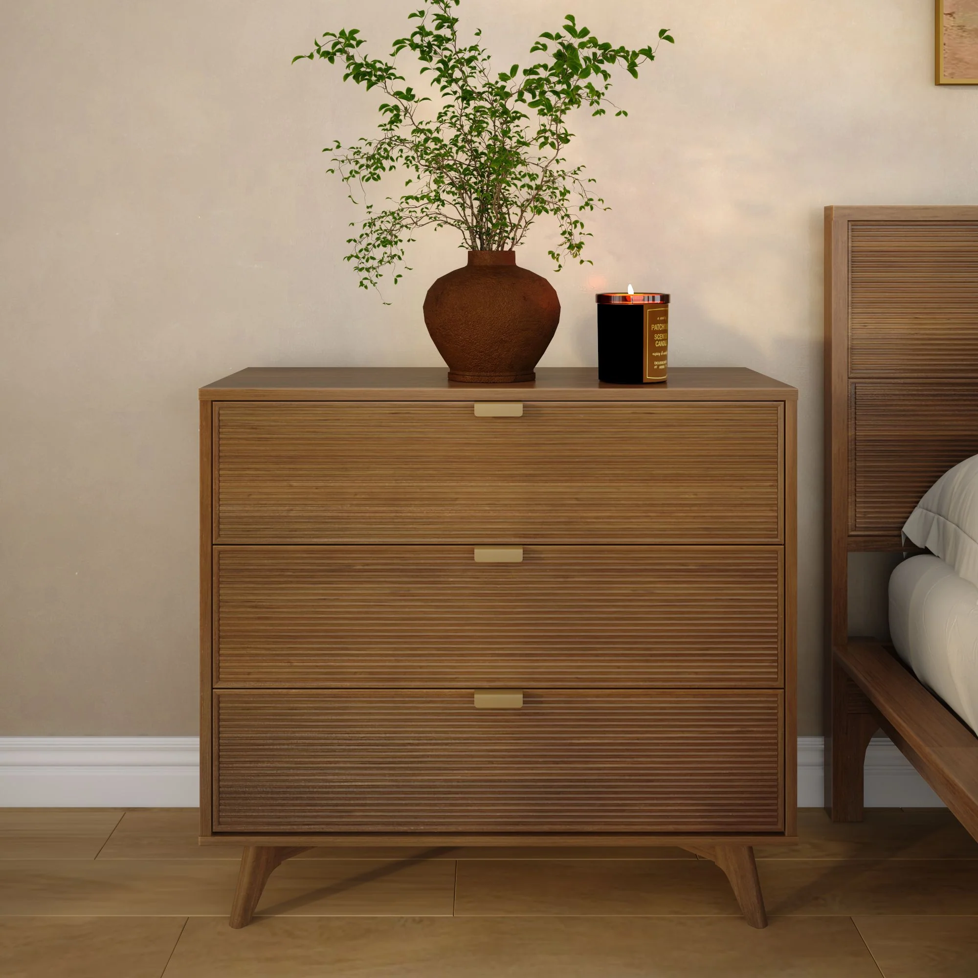Linea 3-Drawer Dresser - Image 5