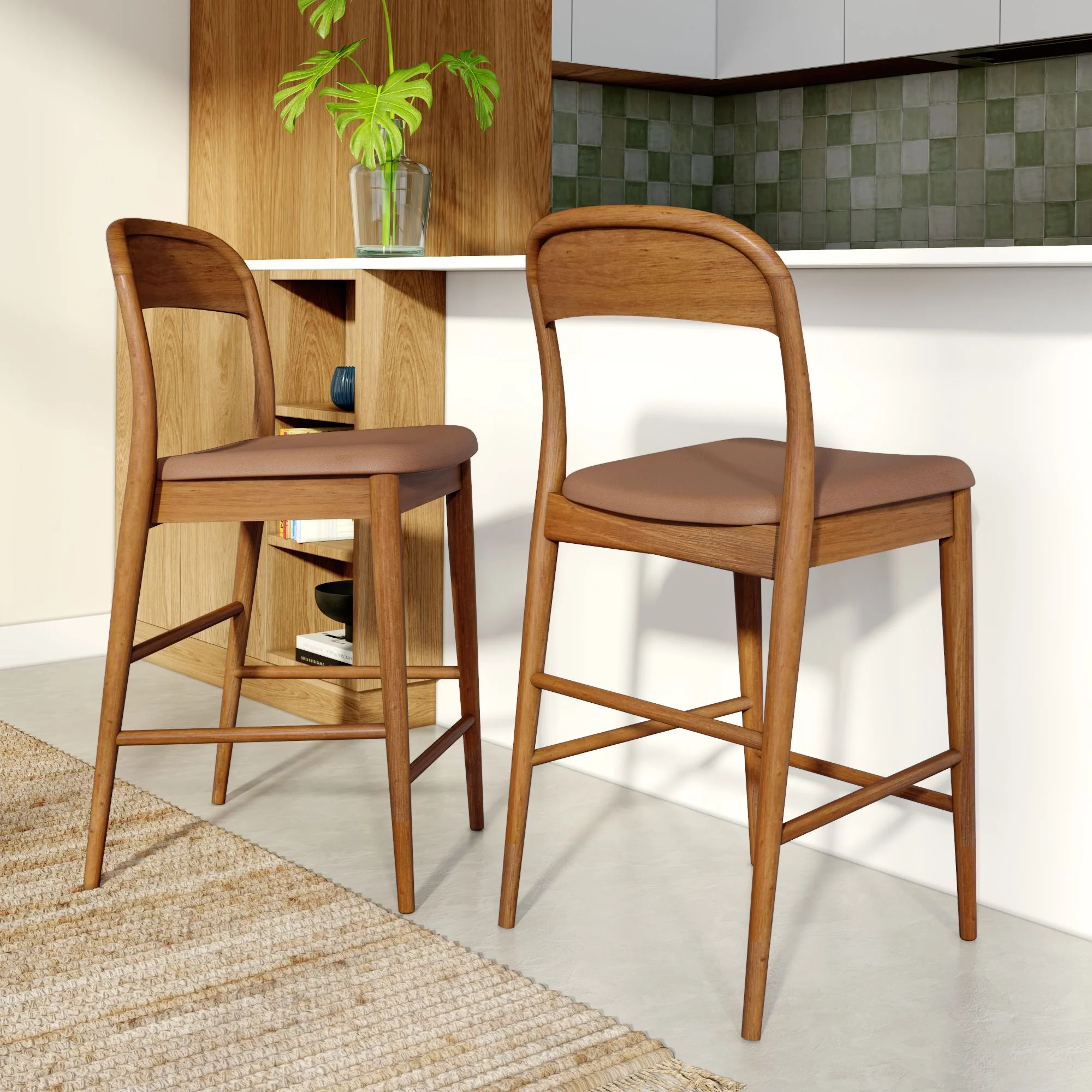 Loar Upholstered Counter Chair - 26" - Image 13