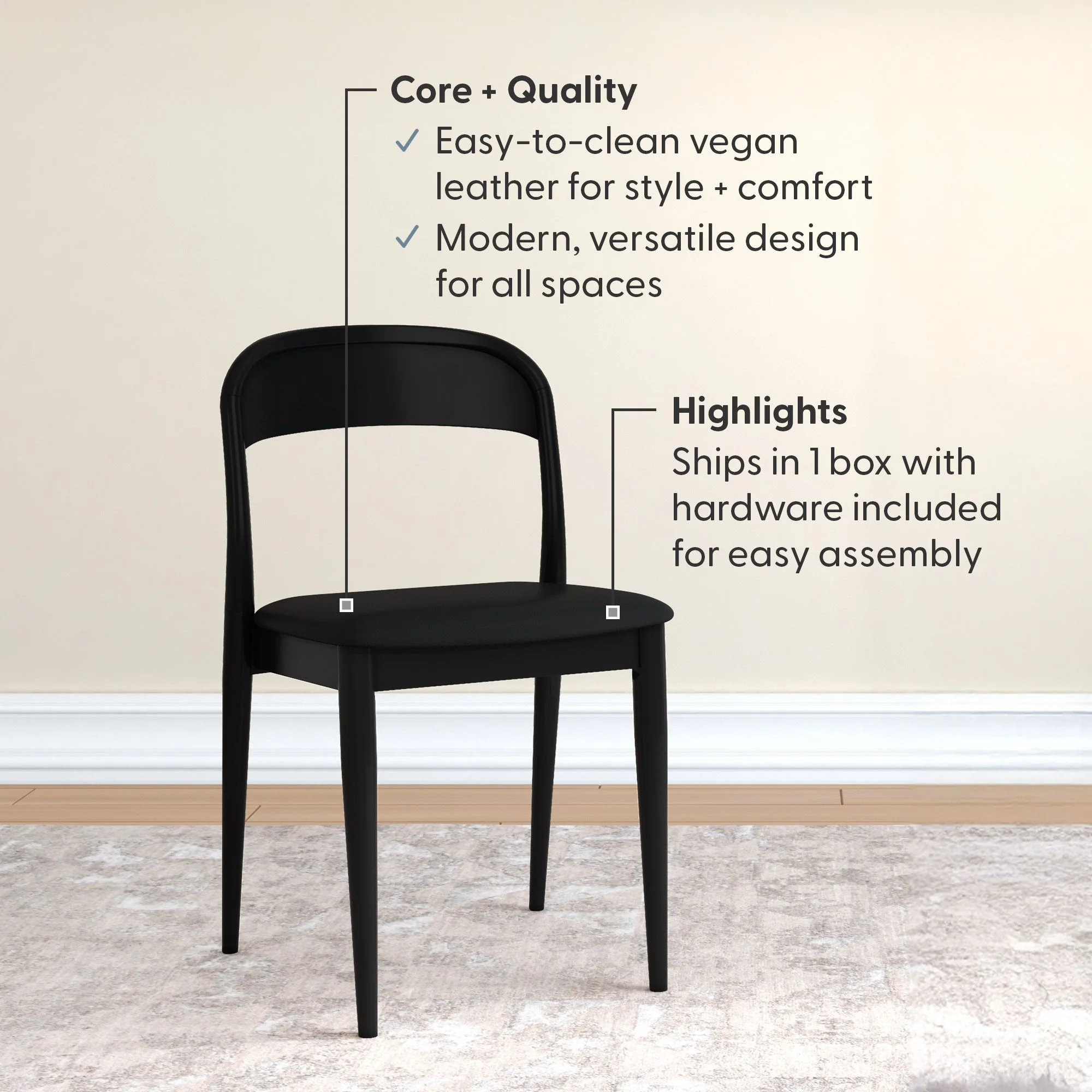 Loar Upholstered Dining Chair - Image 29