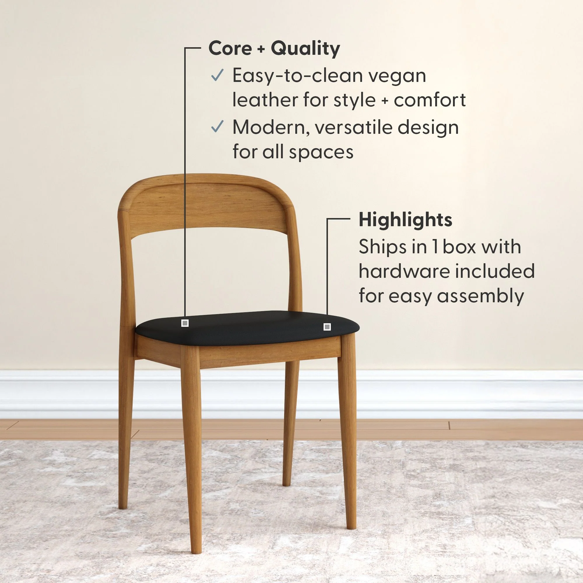 Loar Upholstered Dining Chair - Image 31