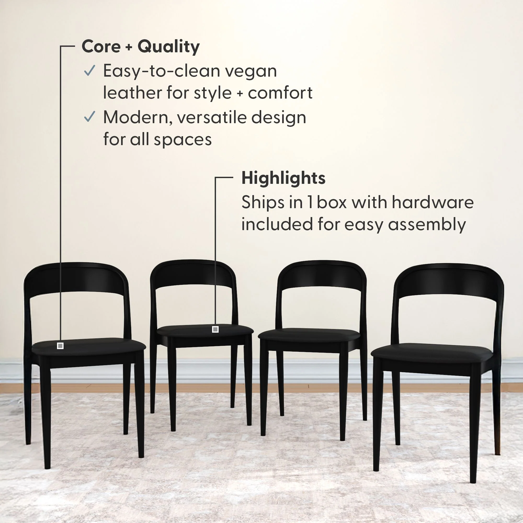 Loar Upholstered Dining Chair - Image 37