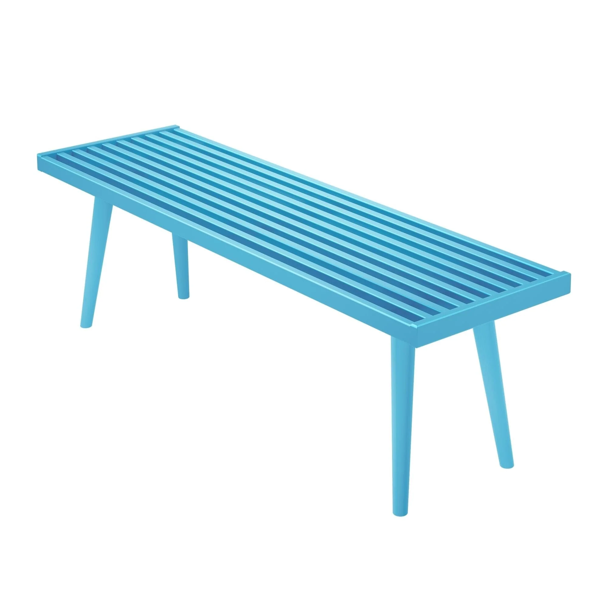 Mid-Century Modern Entryway Bench - 56" - Image 18
