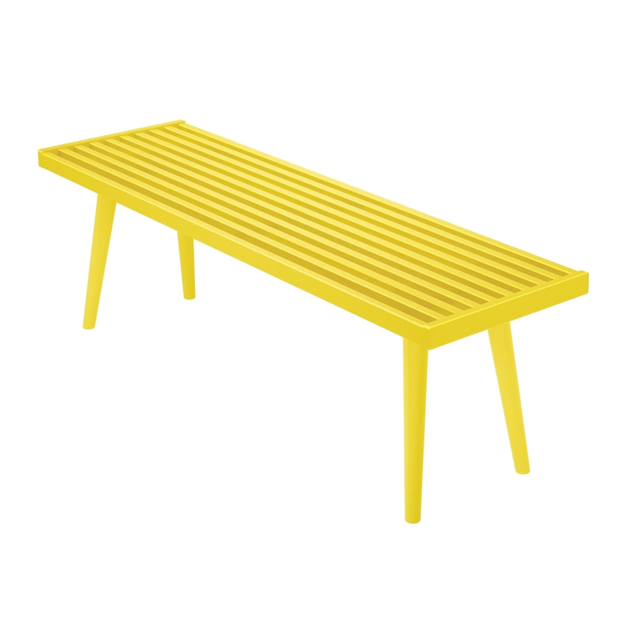 Mid-Century Modern Entryway Bench - 56" - Image 19