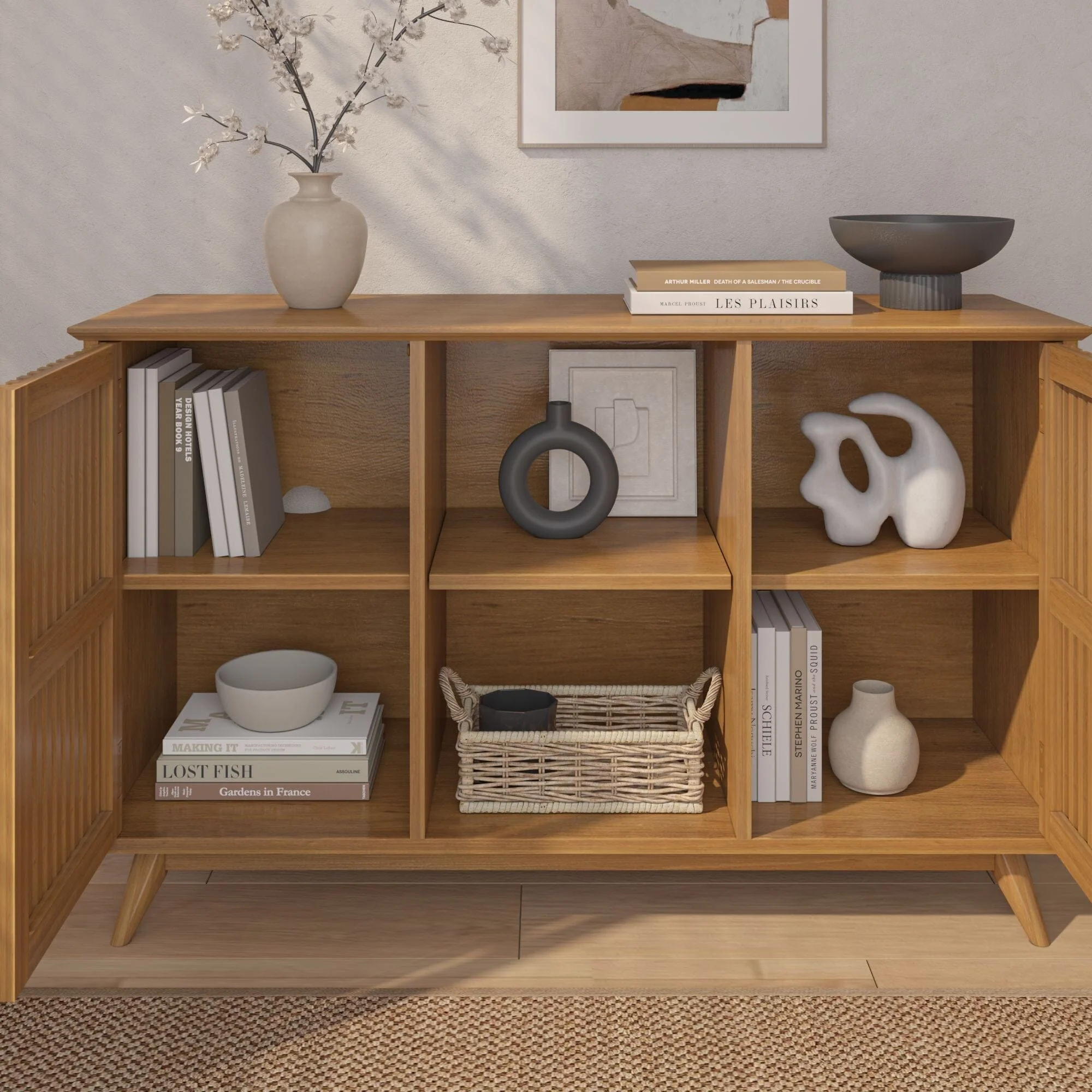 Mid-Century Modern 2-Door Sideboard - 49" - Image 17