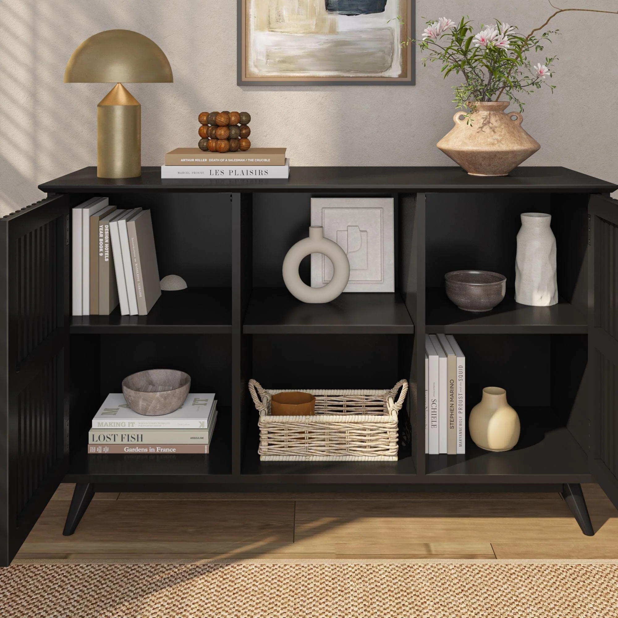 Mid-Century Modern 2-Door Sideboard - 49" - Image 20
