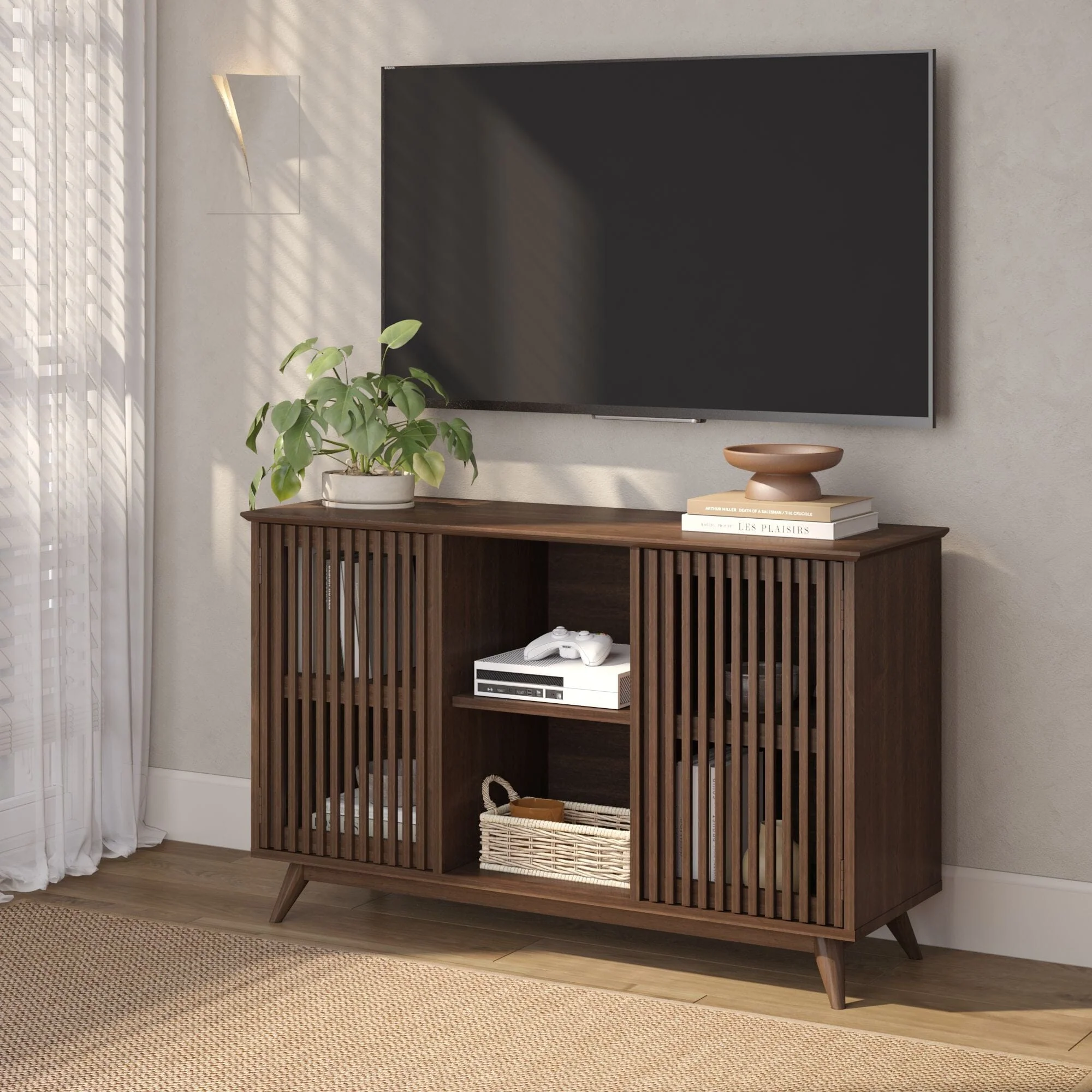 Mid-Century Modern 2-Door Sideboard - 49" - Image 34