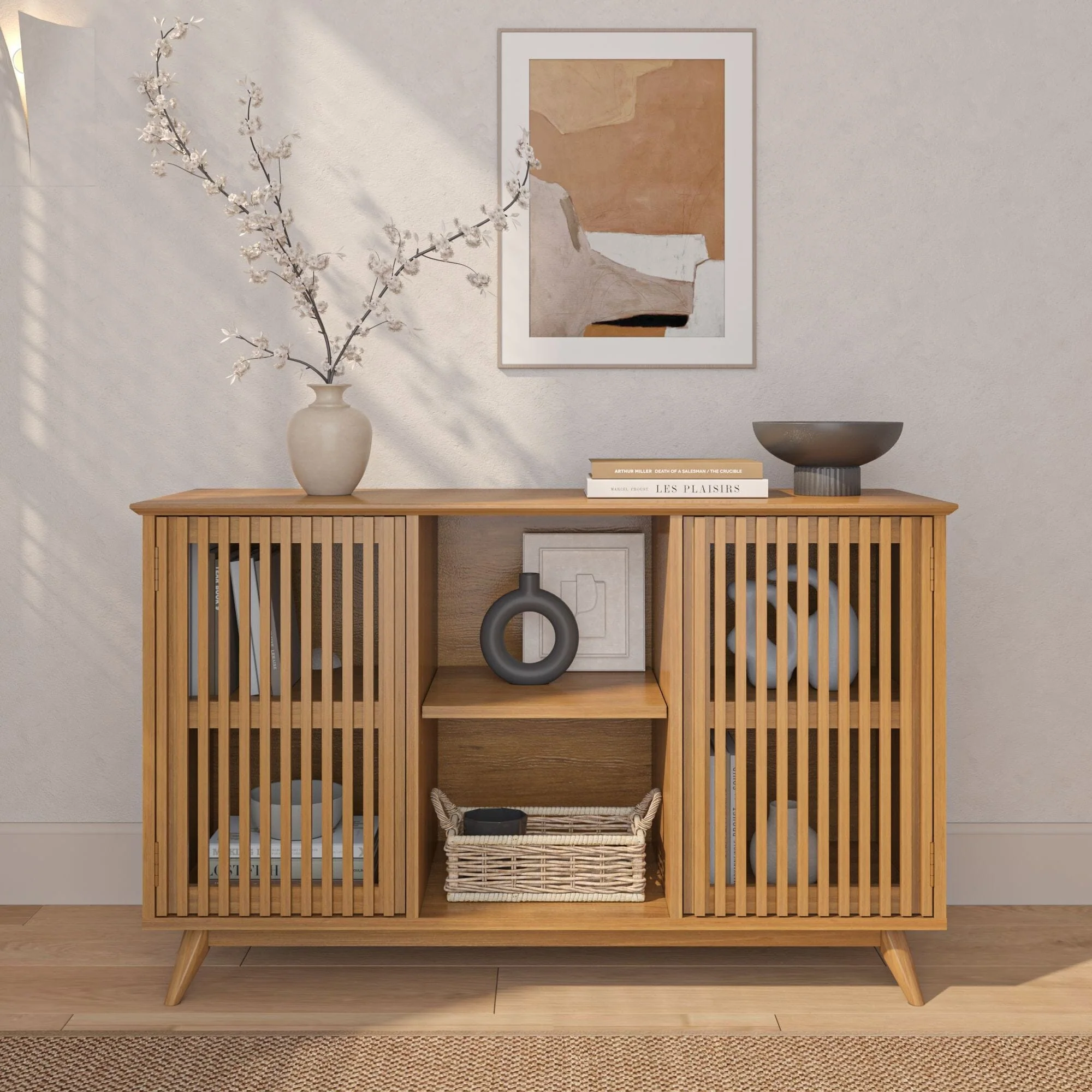 Mid-Century Modern 2-Door Sideboard - 49" - Image 37
