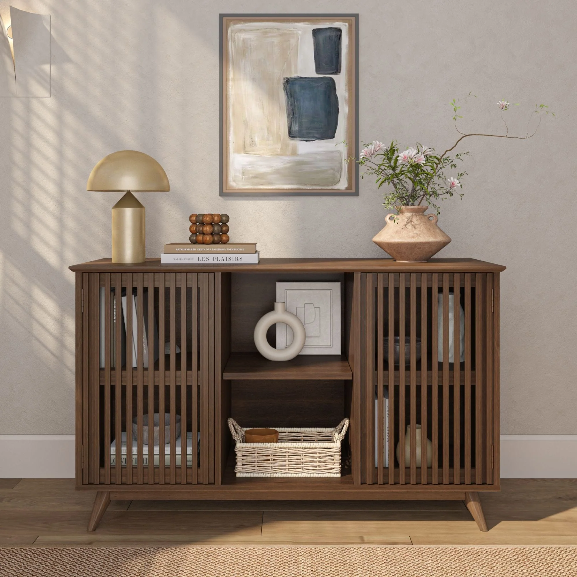 Mid-Century Modern 2-Door Sideboard - 49" - Image 38