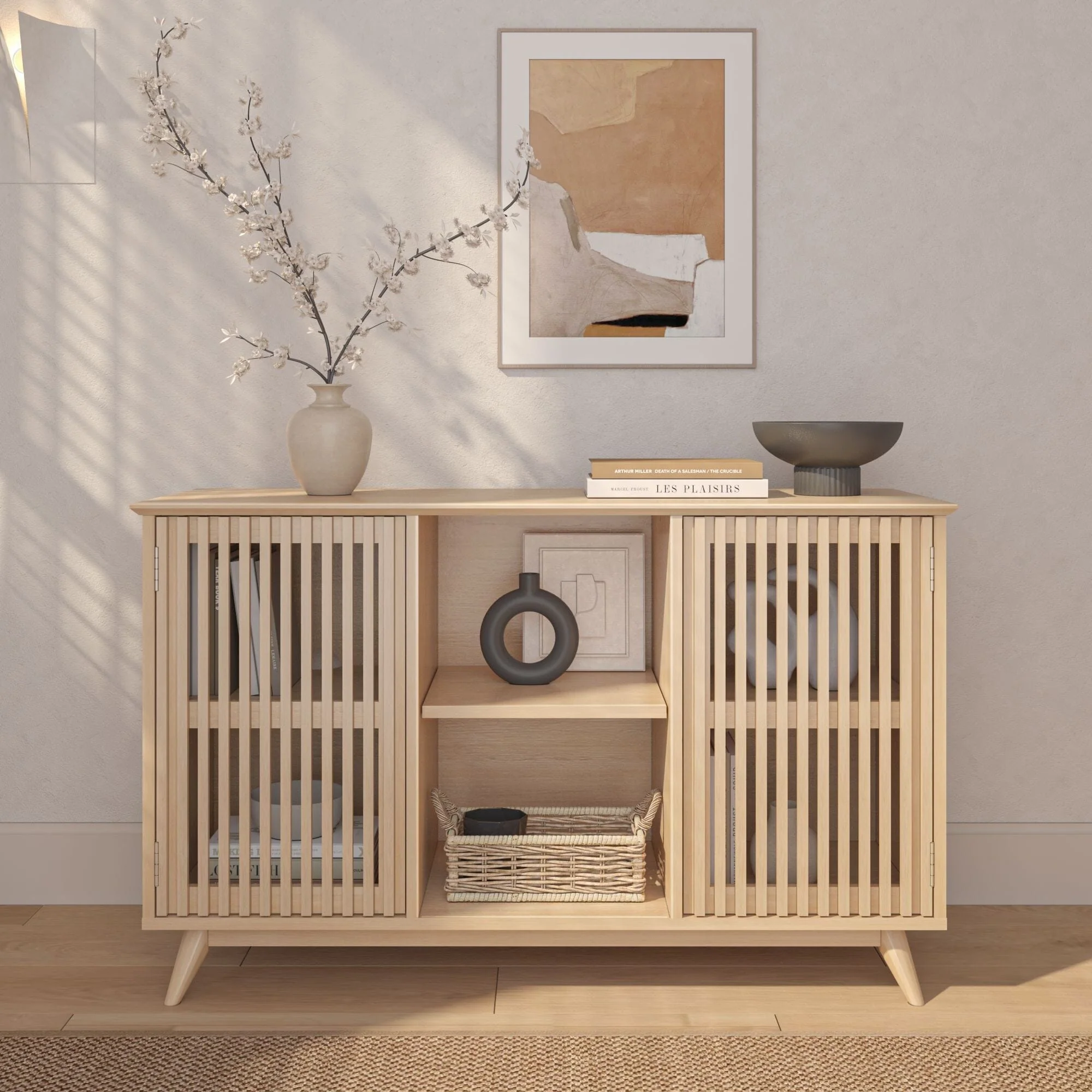 Mid-Century Modern 2-Door Sideboard - 49" - Image 39
