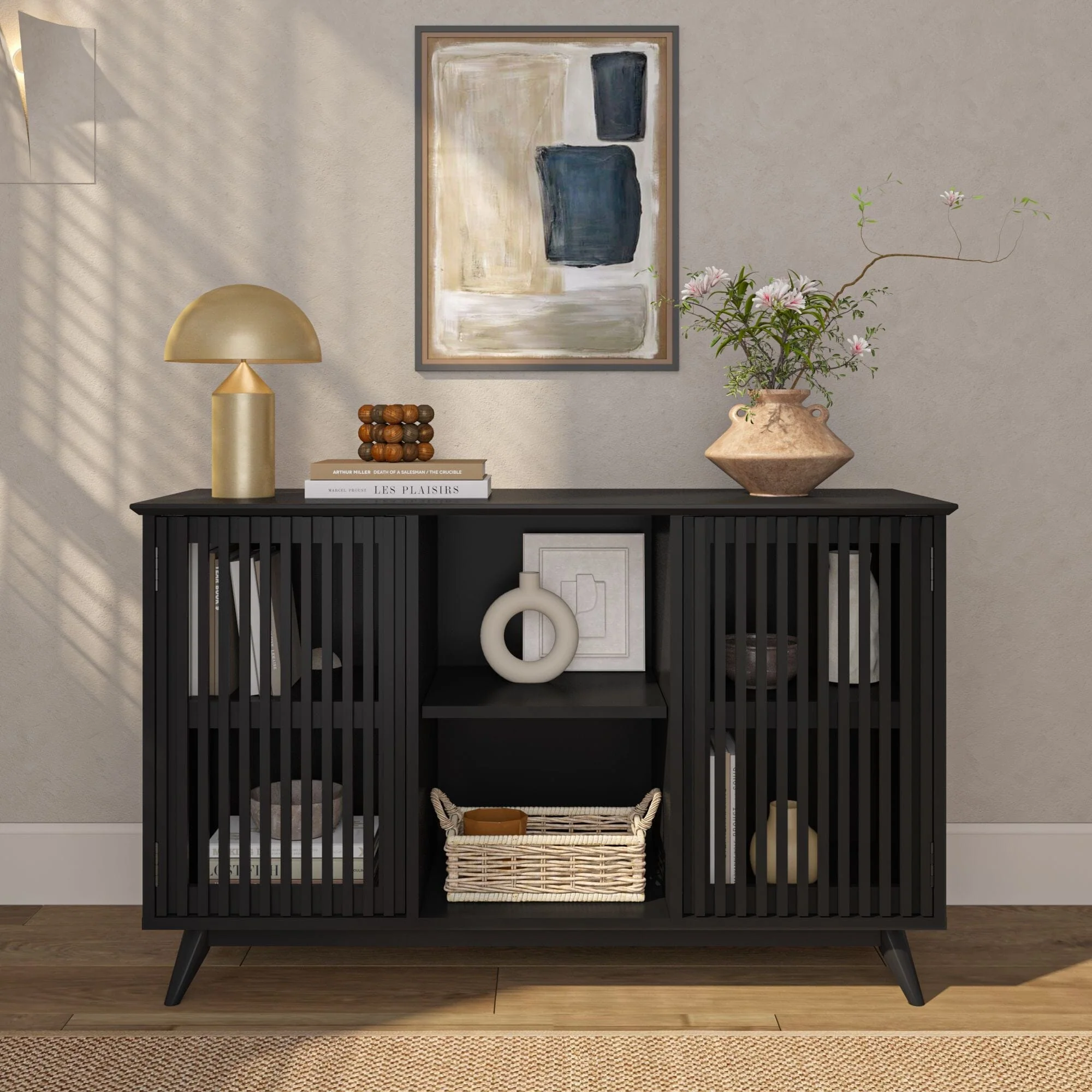 Mid-Century Modern 2-Door Sideboard - 49" - Image 40