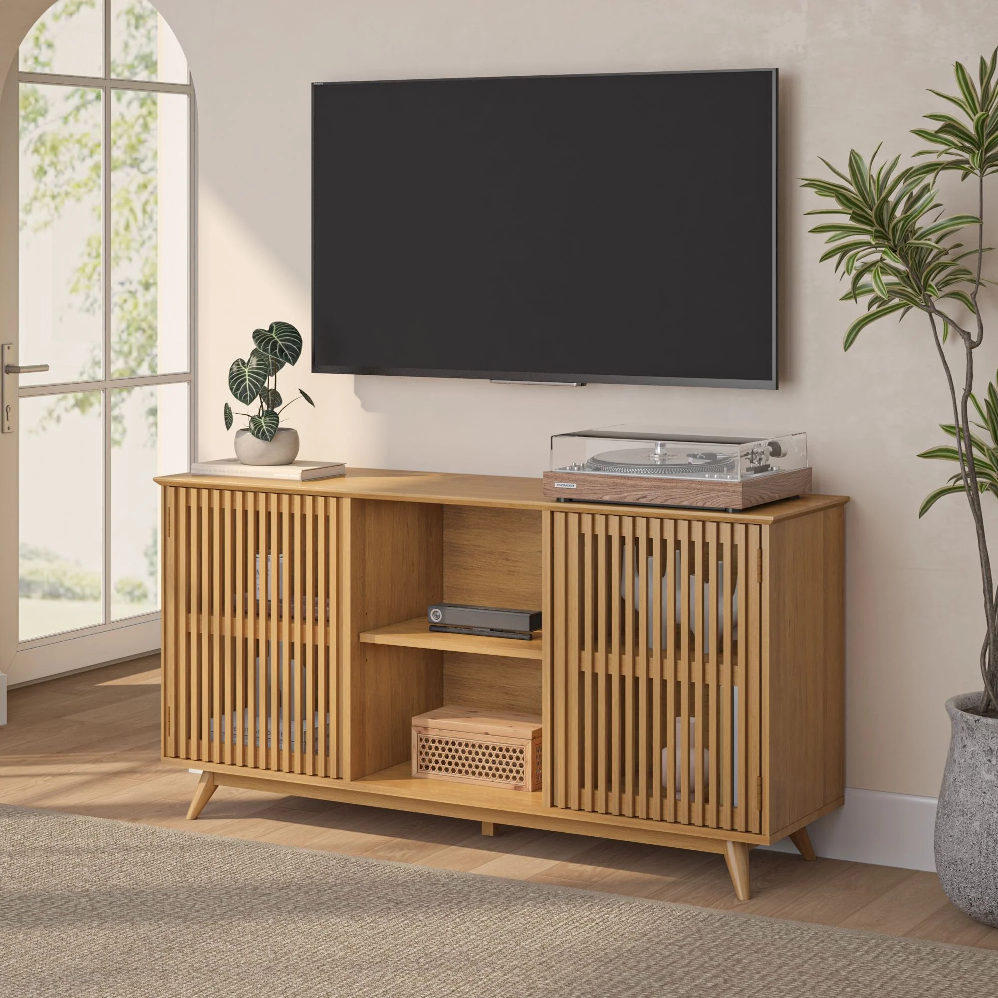 Mid-Century Modern 2-Door Sideboard - 59" - Image 33