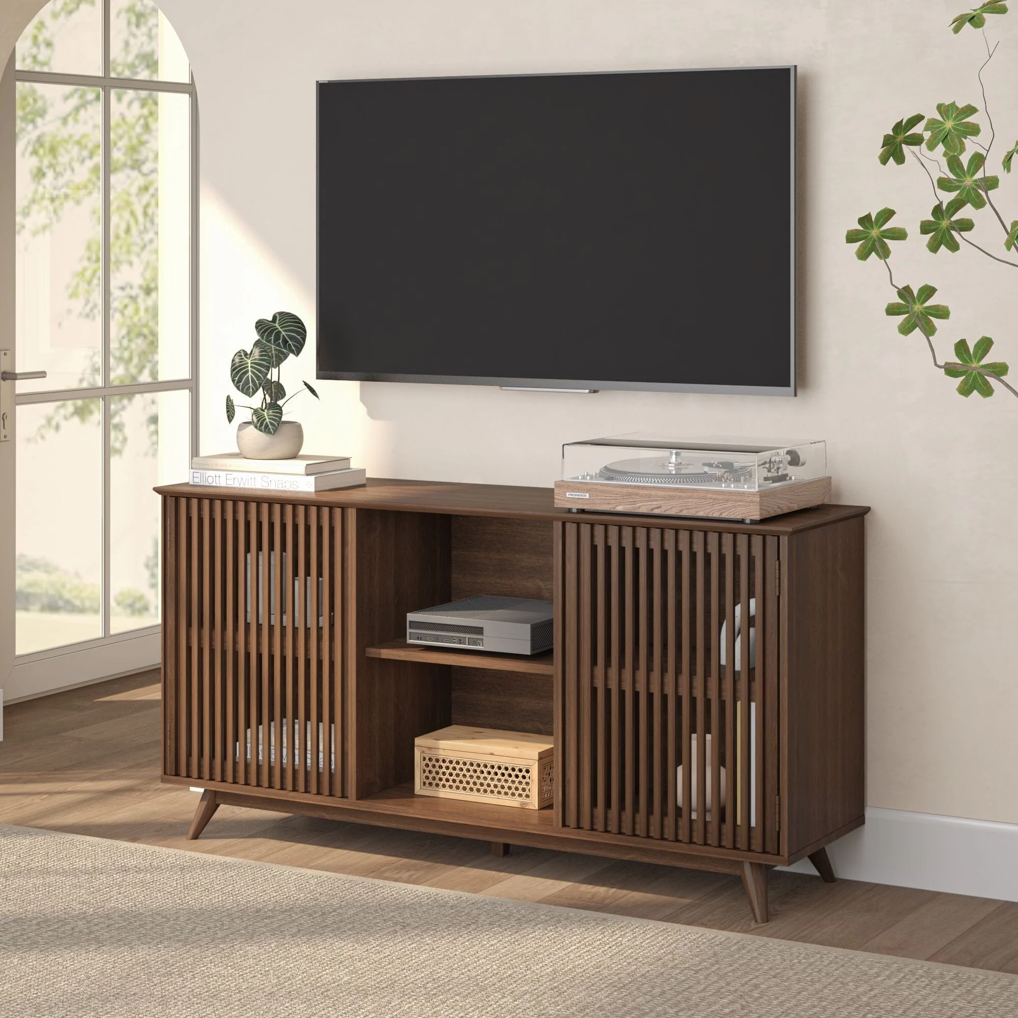 Mid-Century Modern 2-Door Sideboard - 59" - Image 34