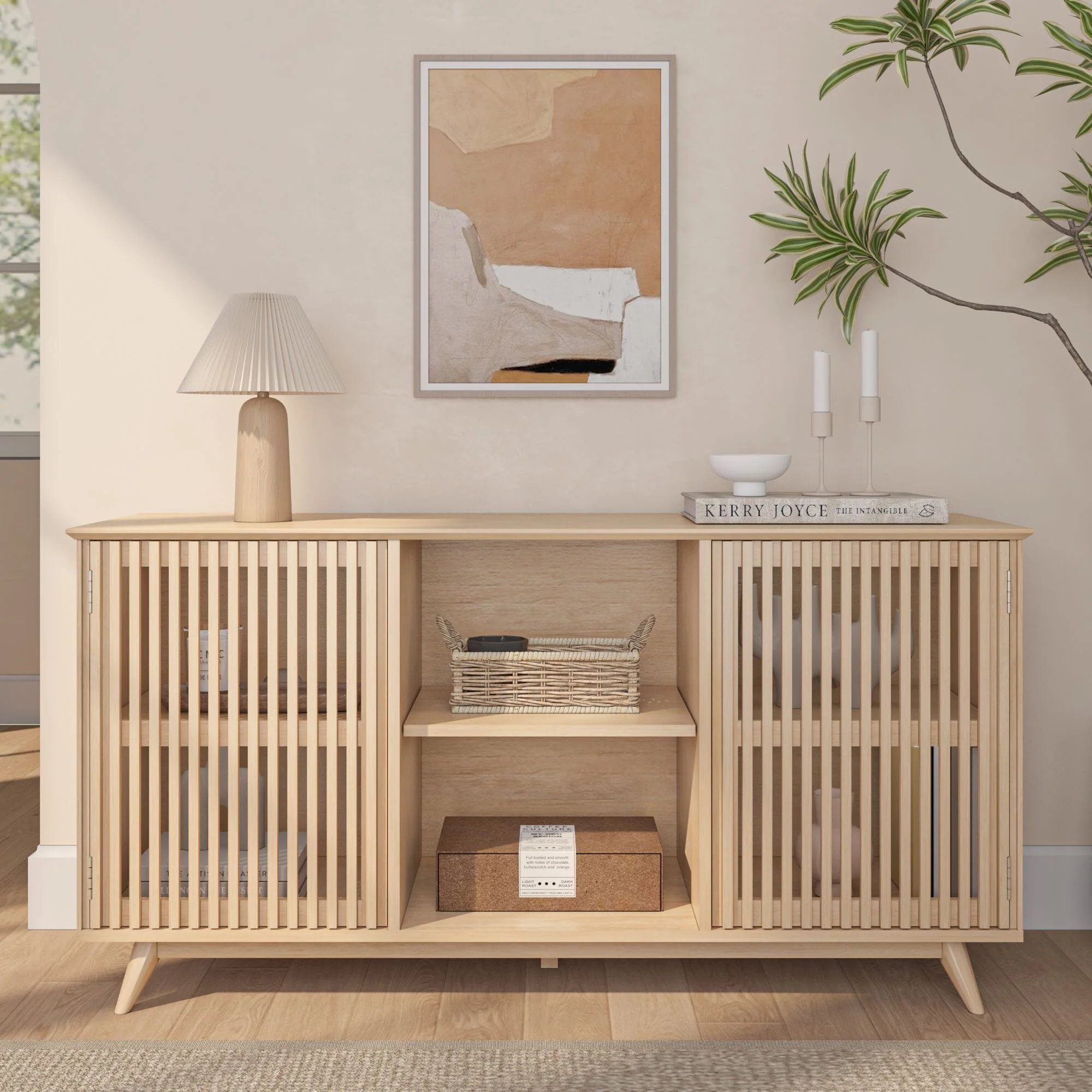 Mid-Century Modern 2-Door Sideboard - 59" - Image 35