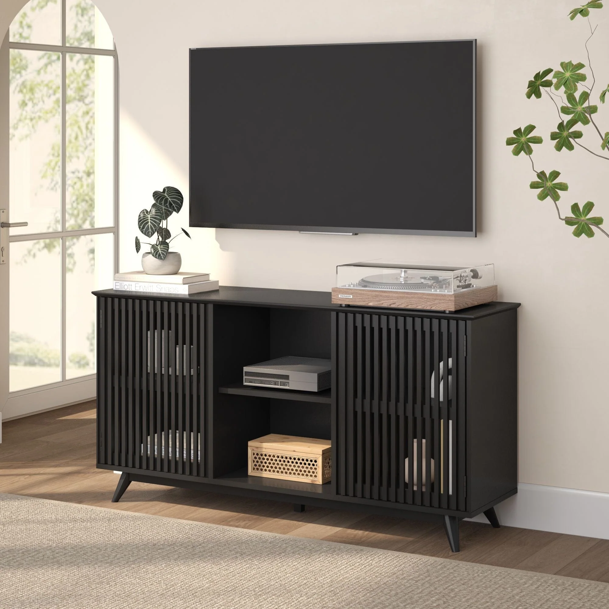 Mid-Century Modern 2-Door Sideboard - 59" - Image 36