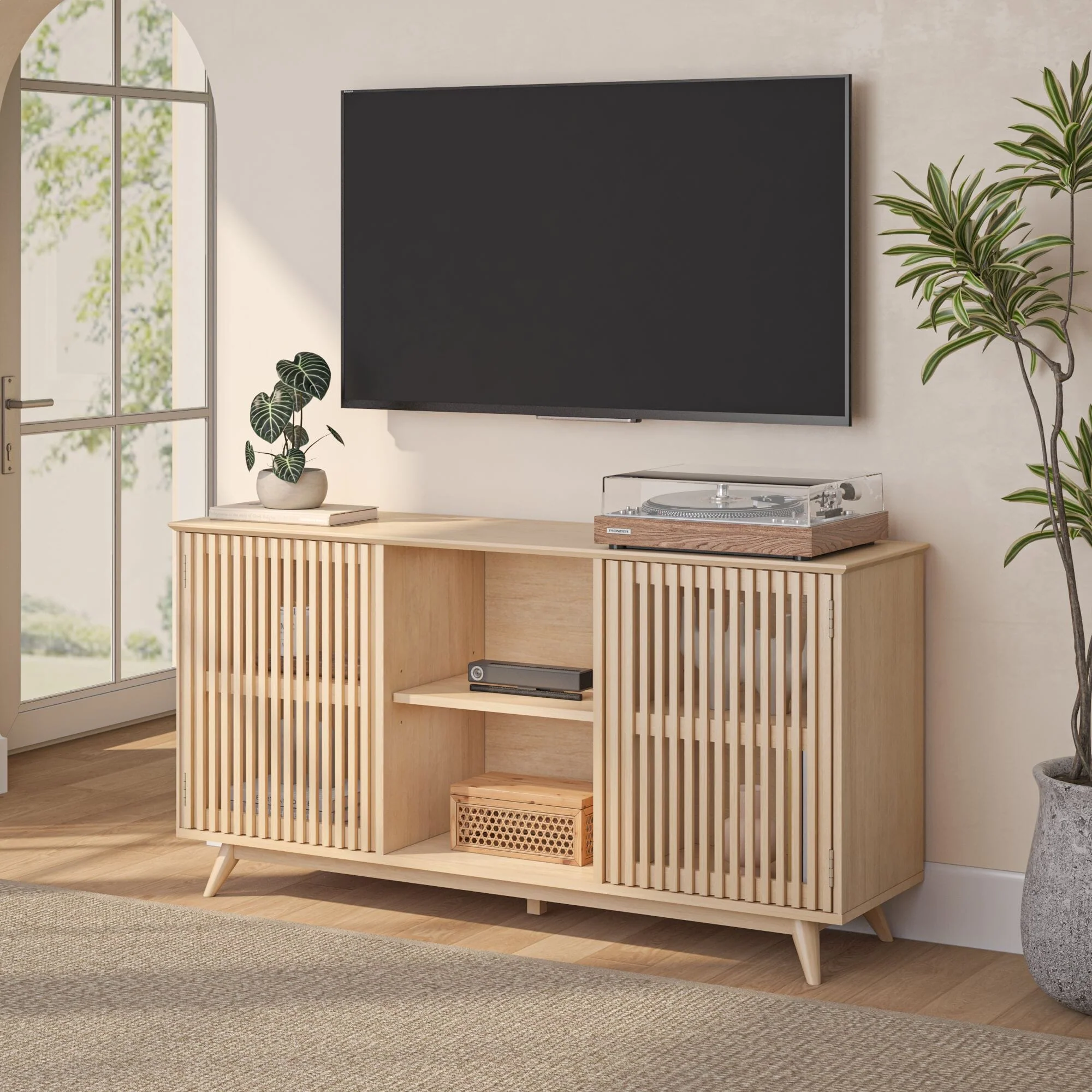 Mid-Century Modern 2-Door Sideboard - 59" - Image 39