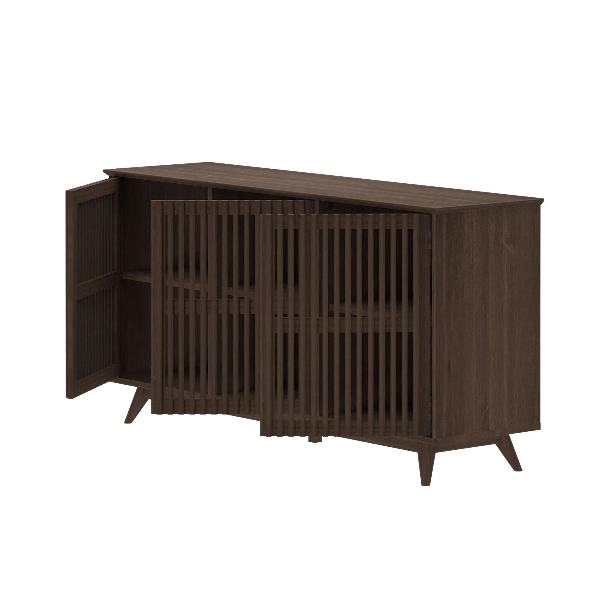 Mid-Century Modern 3-Door Sideboard - 59" - Image 34