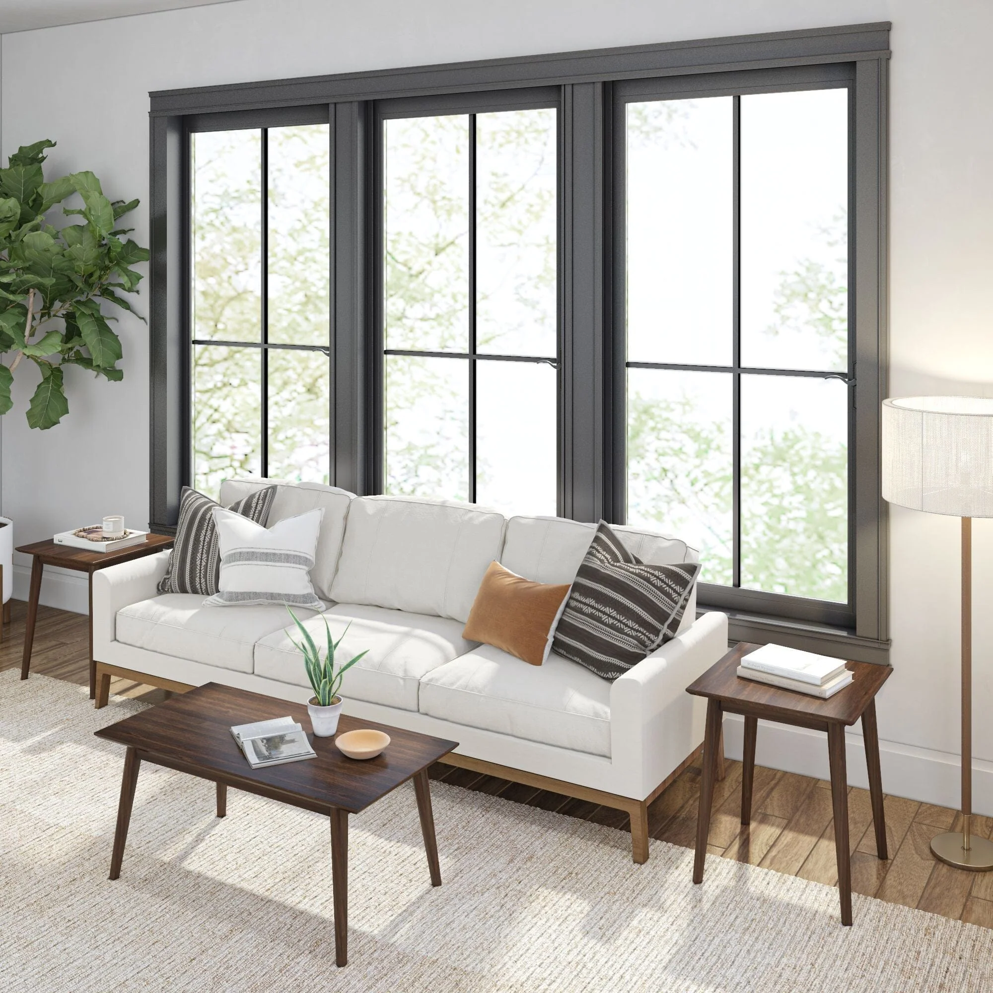 Mid-Century Modern Coffee Table - 40" - Image 17