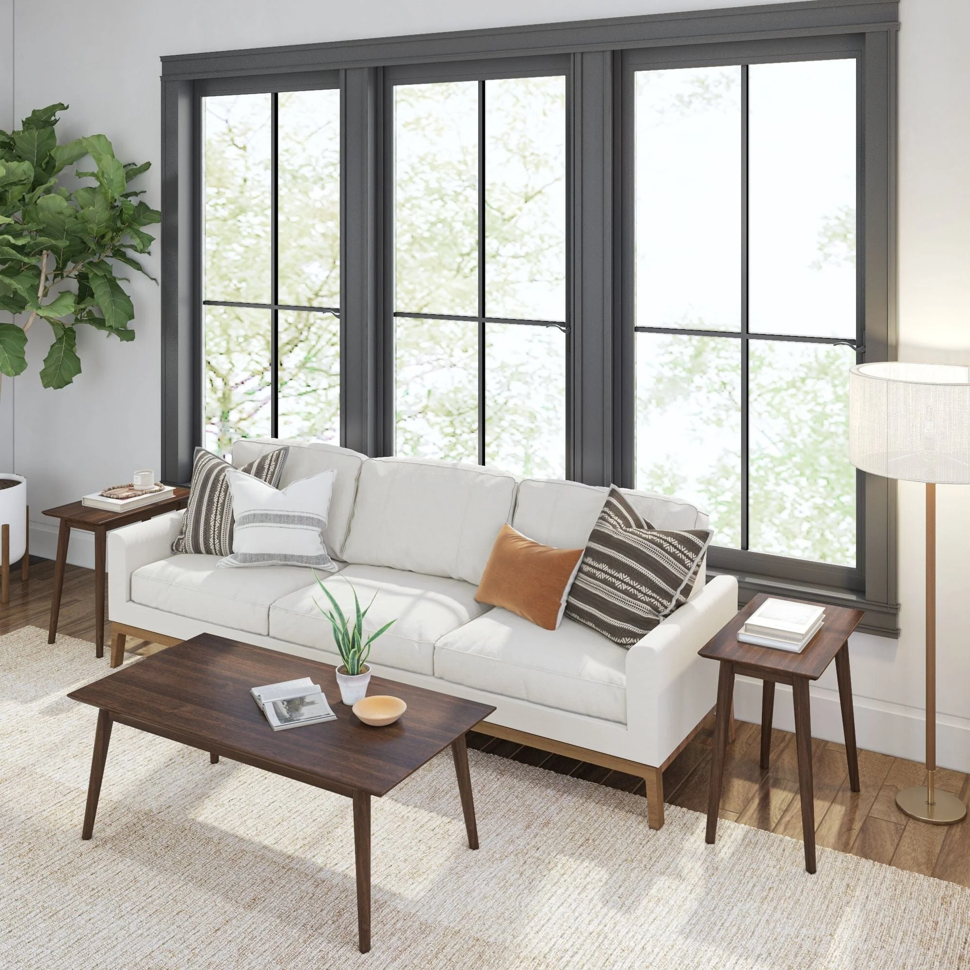 Mid-Century Modern Coffee Table - 48" - Image 15