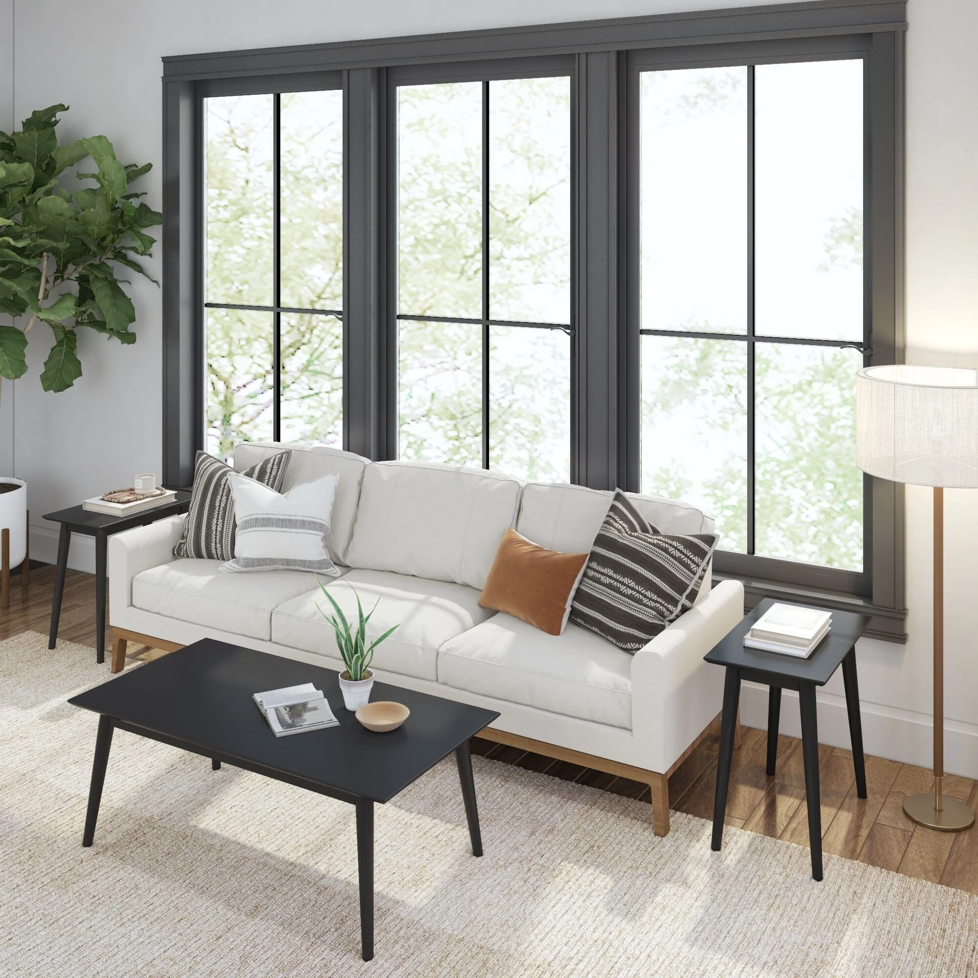Mid-Century Modern Coffee Table - 48" - Image 16
