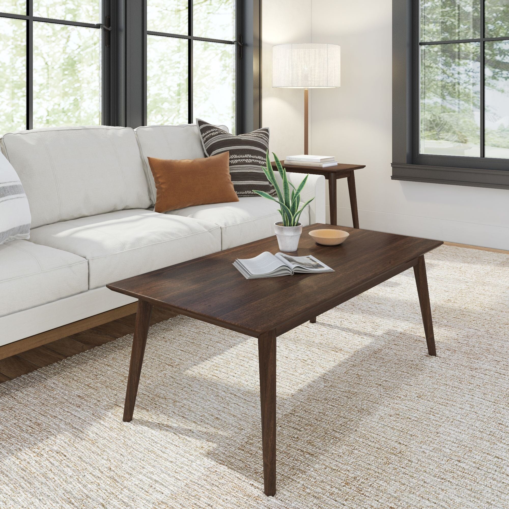 Mid-Century Modern Coffee Table - 48" - Image 2