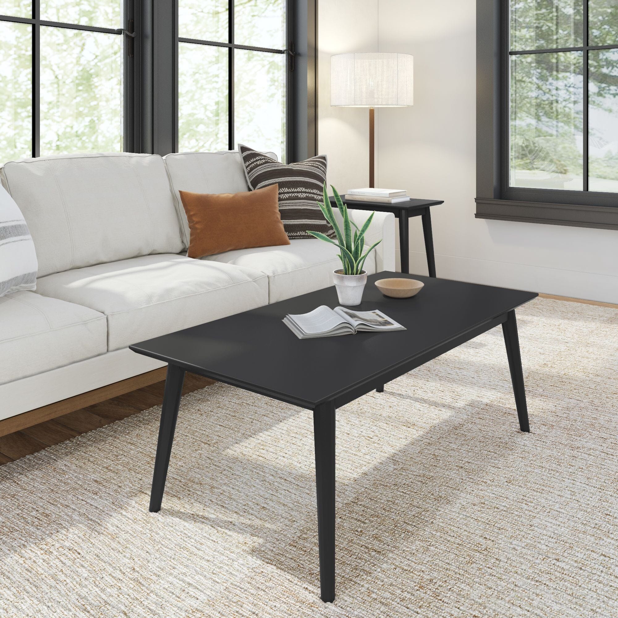 Mid-Century Modern Coffee Table - 48" - Image 3