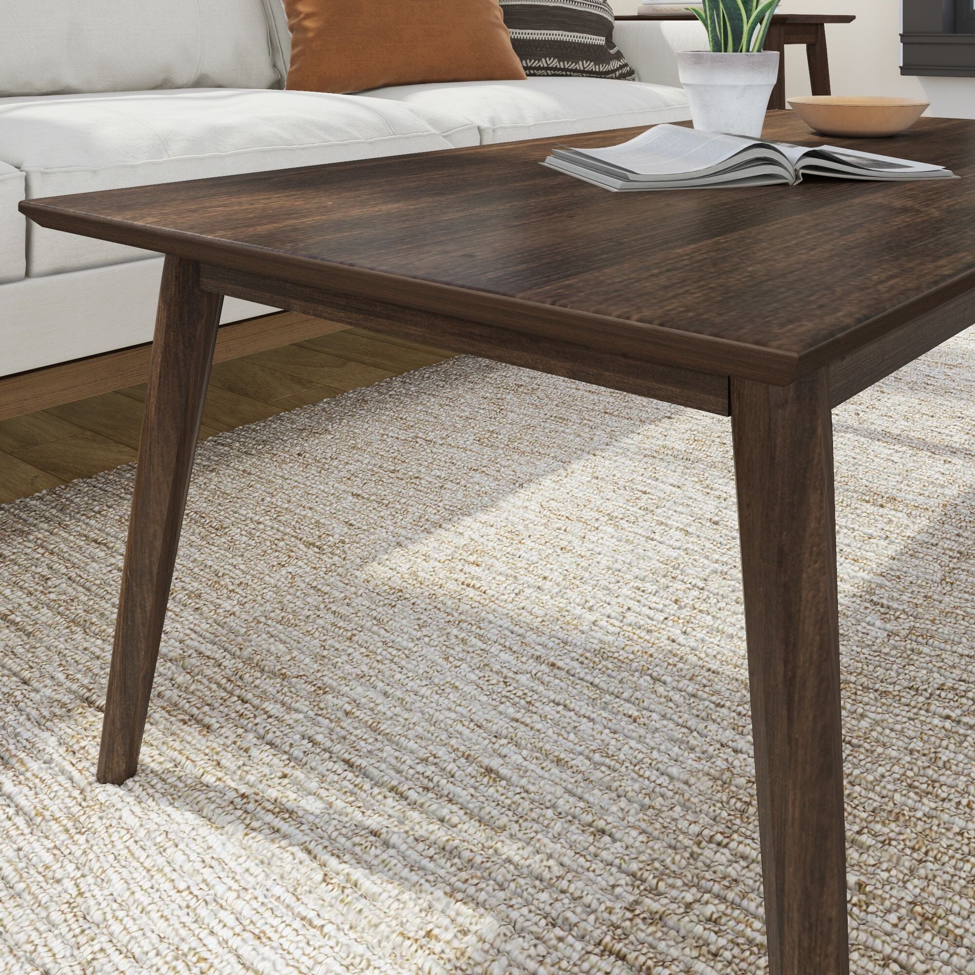 Mid-Century Modern Coffee Table - 48" - Image 9