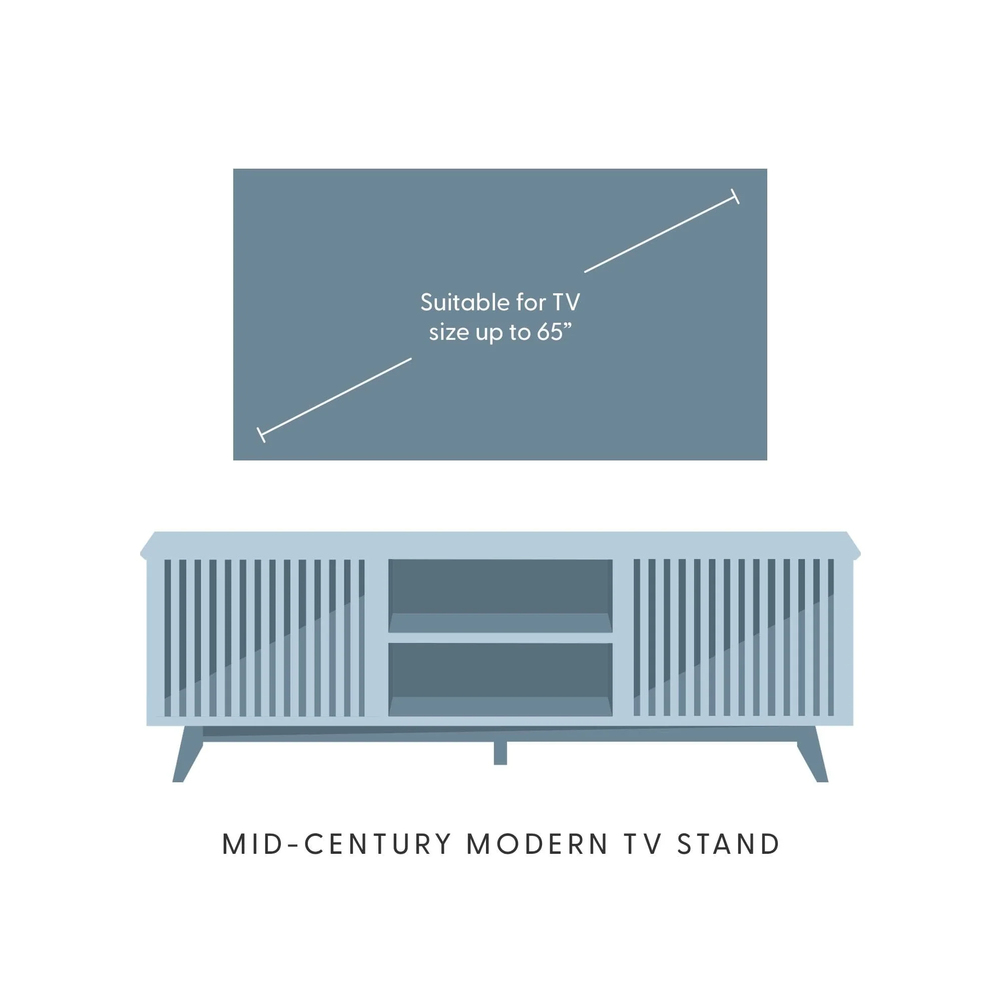 Mid-Century Modern TV Stand - Image 24