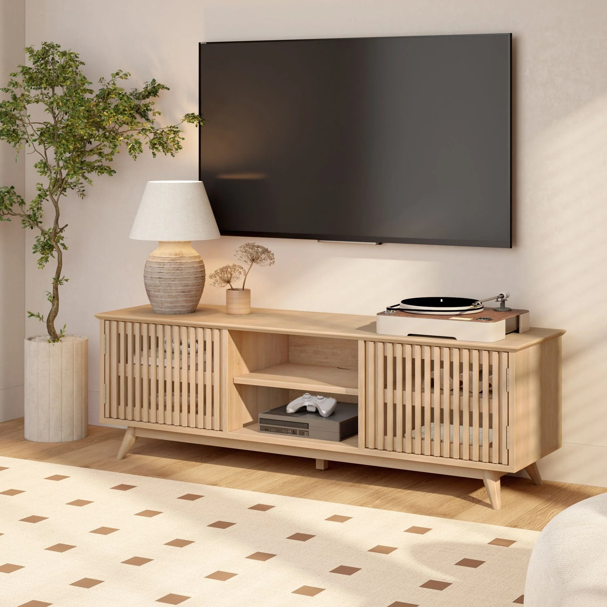 Mid-Century Modern TV Stand - Image 3