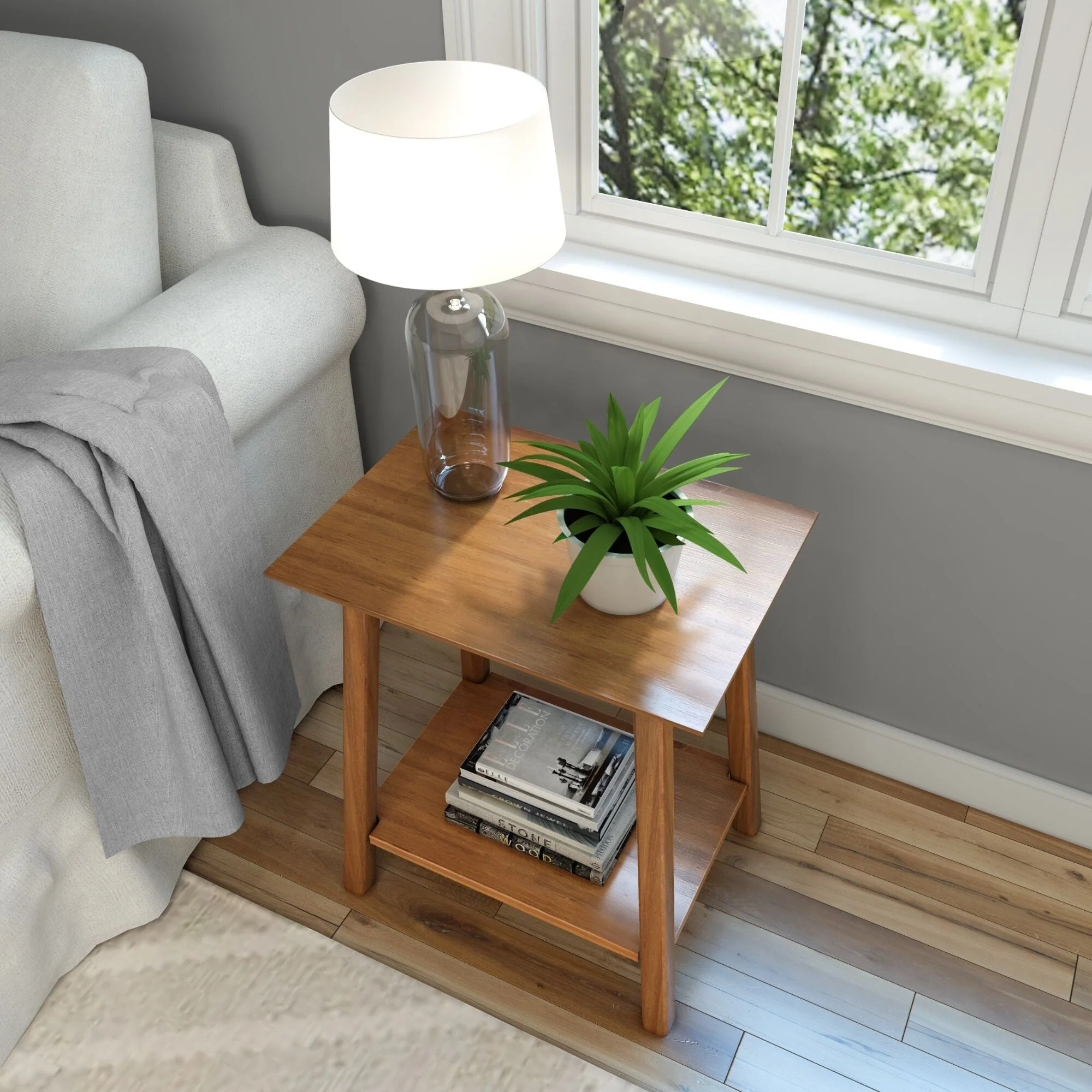 Mid-Century Modern Side Table - 23" - Image 18