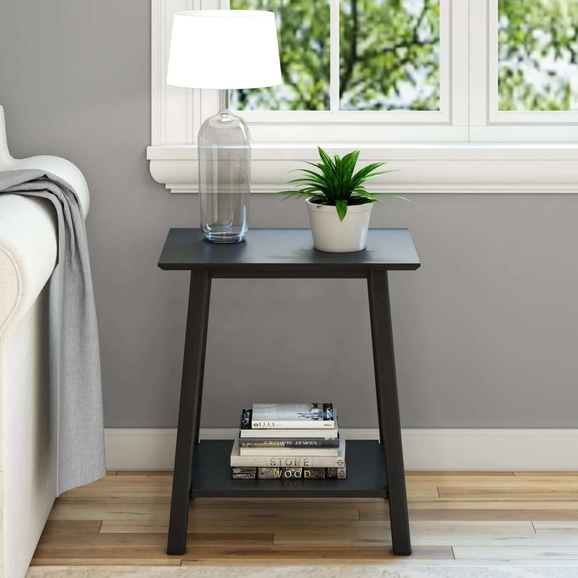 Mid-Century Modern Side Table - 23" - Image 5