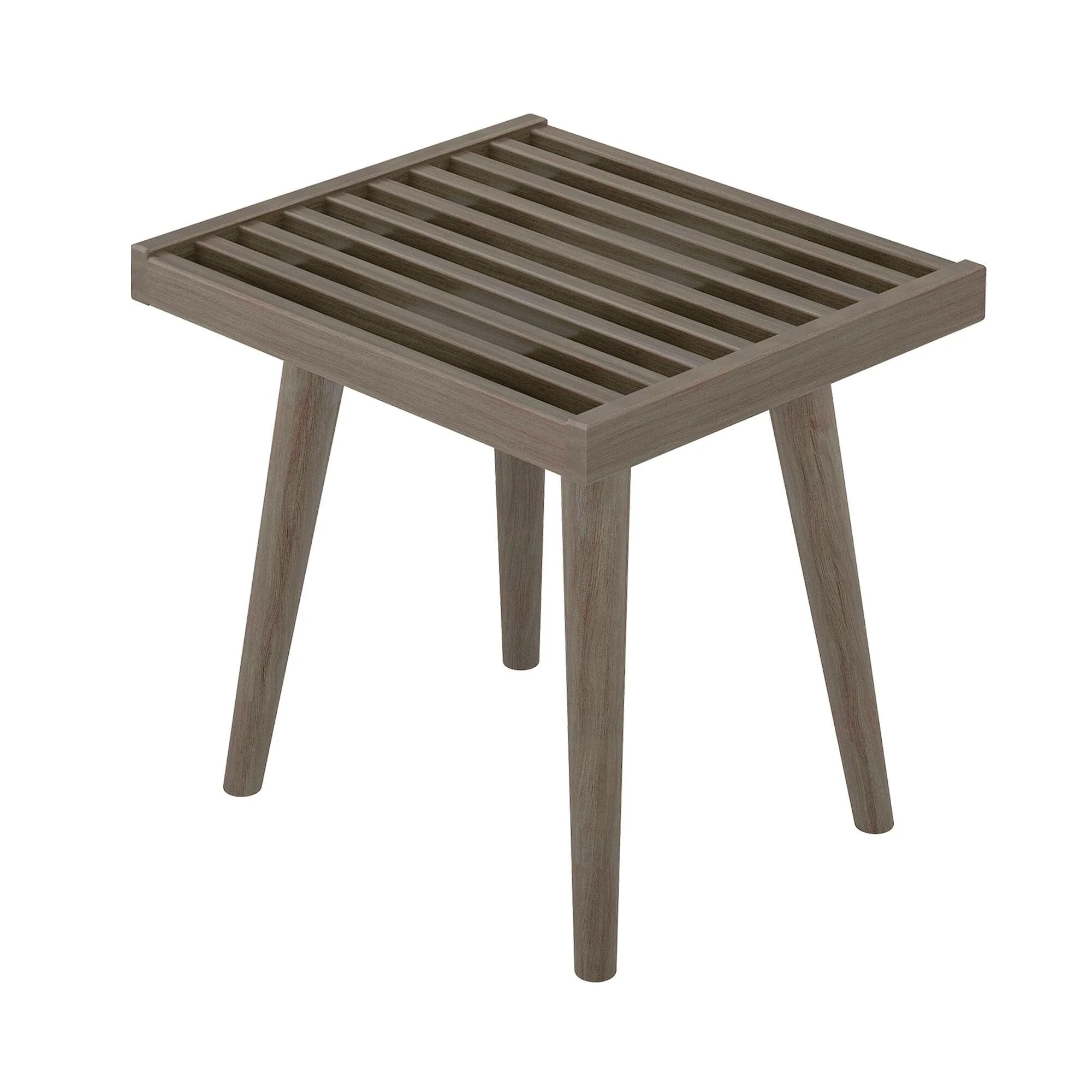 Mid-Century Solid Wood Accent Table - 19" - Image 17