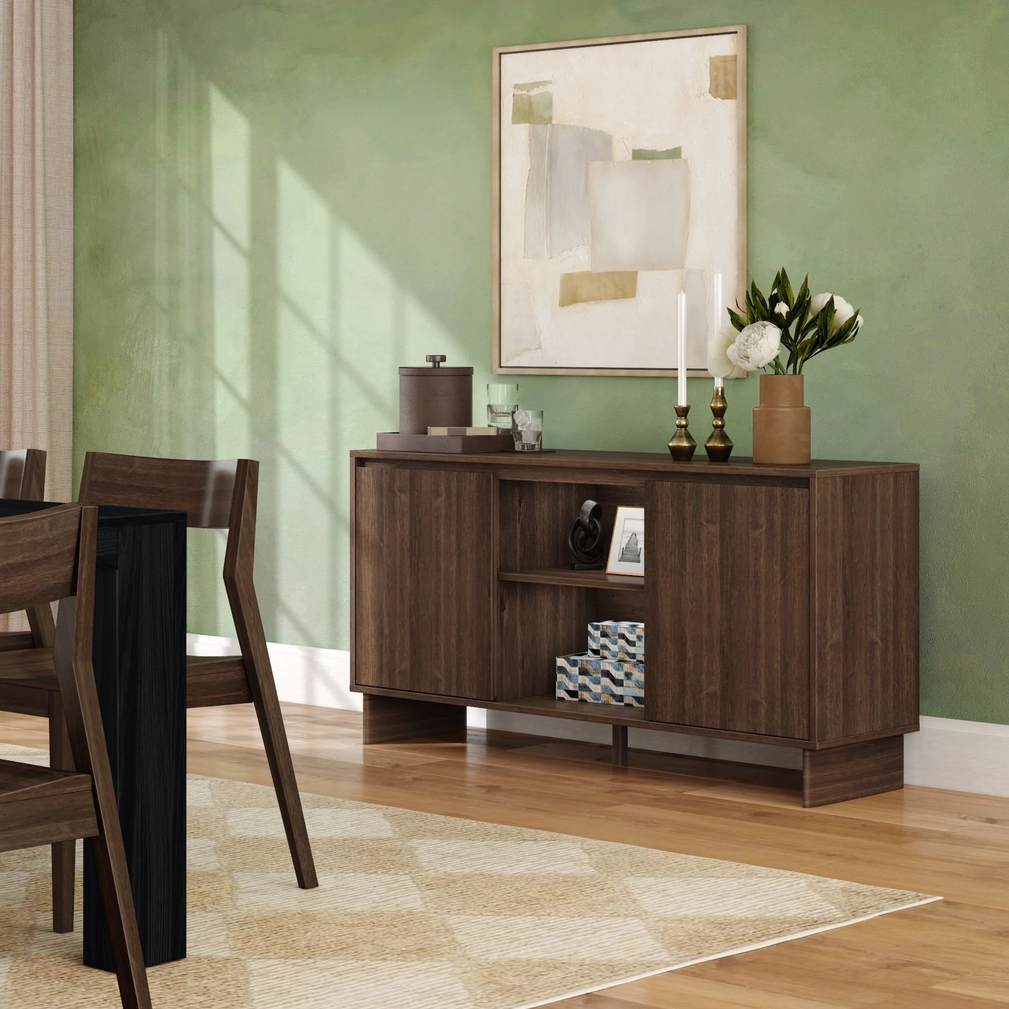 Modern 2-Door Sideboard - 59" - Image 14