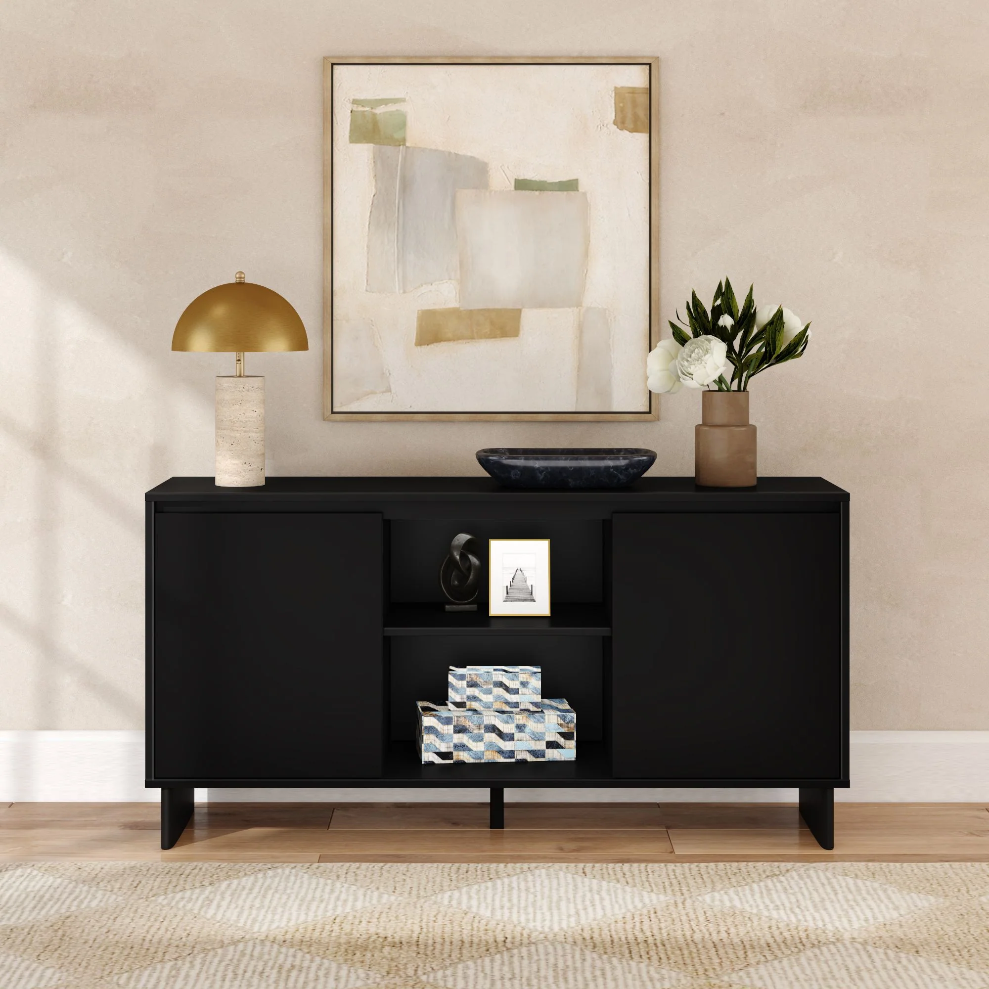 Modern 2-Door Sideboard - 59" - Image 20