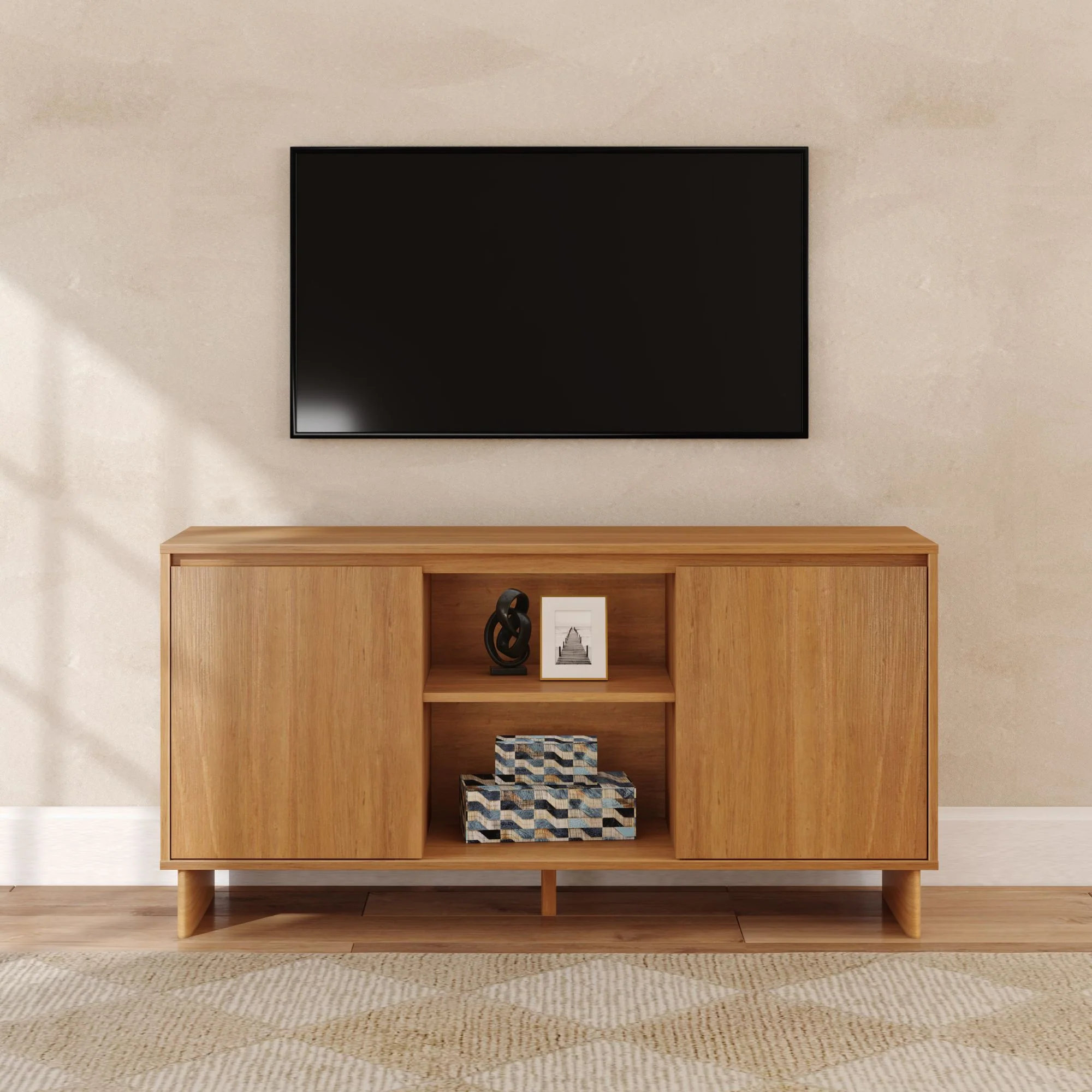 Modern 2-Door Sideboard - 59" - Image 5