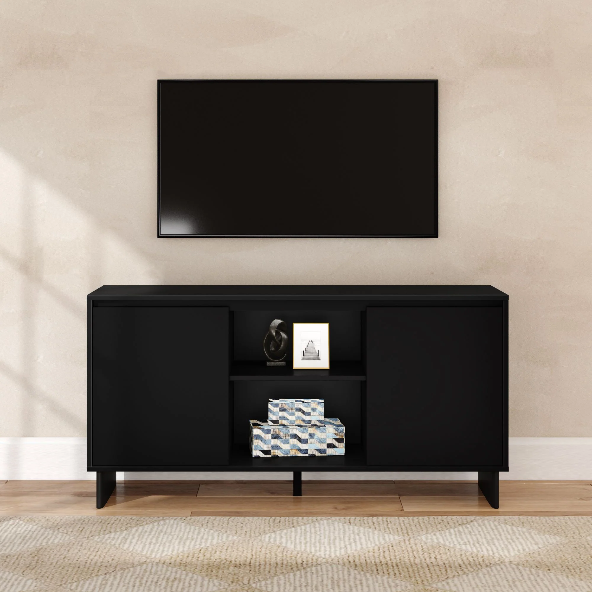 Modern 2-Door Sideboard - 59" - Image 8