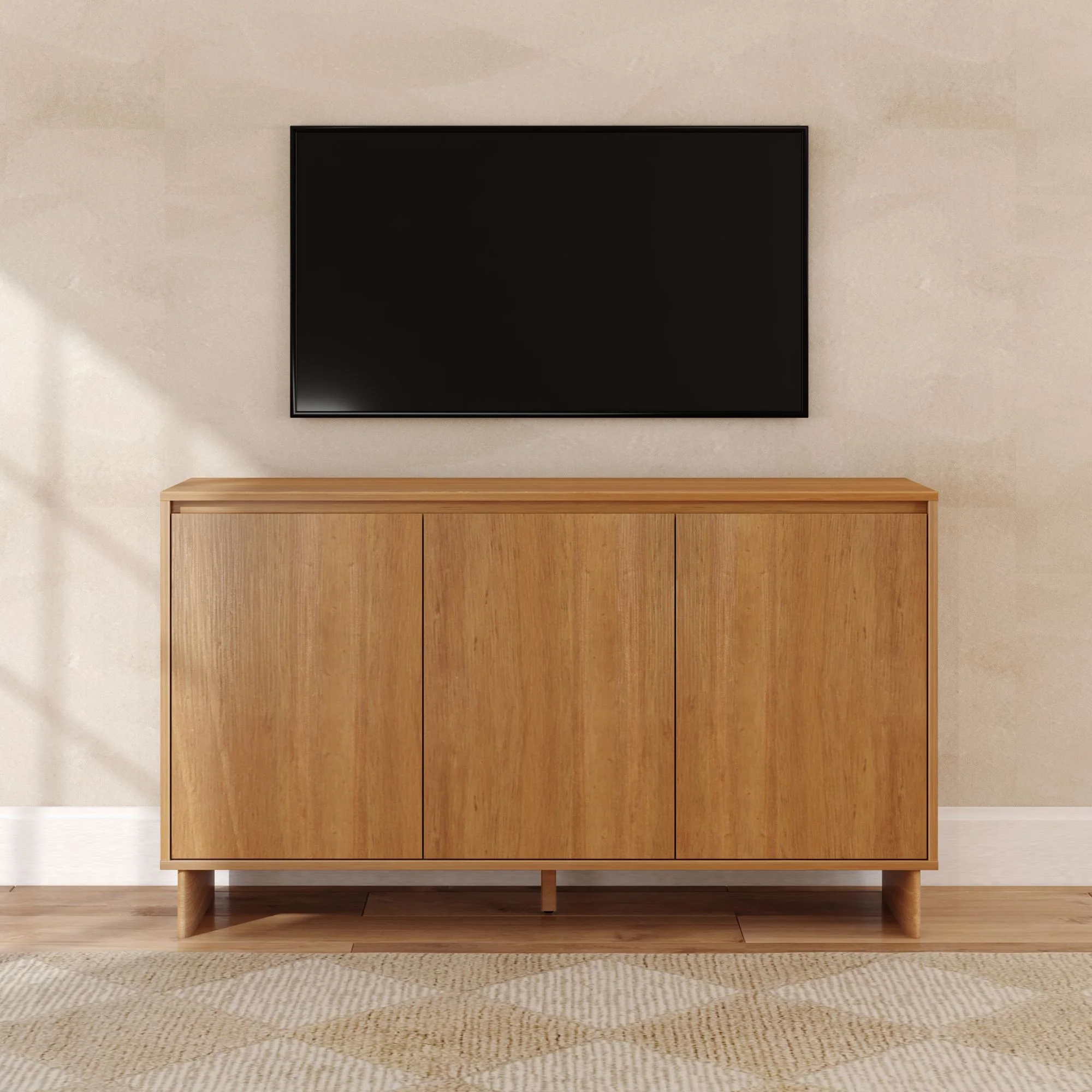Modern 3-Door Sideboard - 59" - Image 9